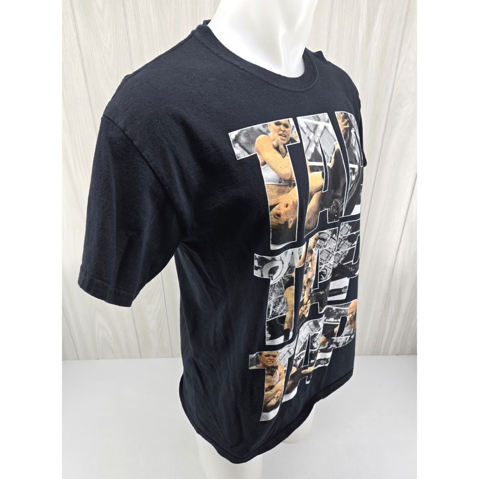 Vintage WWE Ronda Rousey T Shirt Mens Large Short Sleeve Black Wrestling Tee Tap Size US L / EU 52-54 / 3 - 6 Thumbnail
