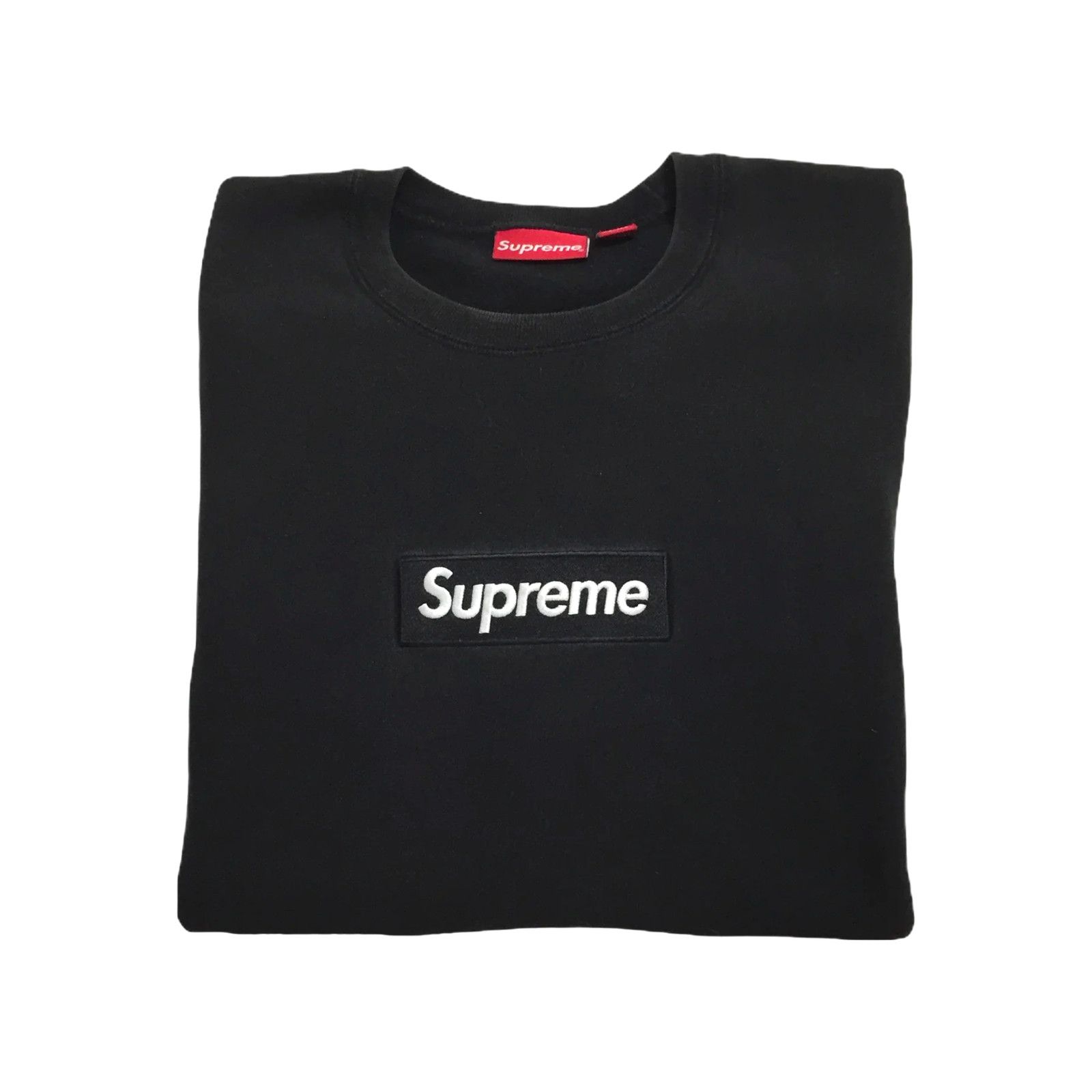 Supreme 2015 Supreme Black Box Logo Crewneck Size US L / EU 52-54 / 3 - 2 Thumbnail