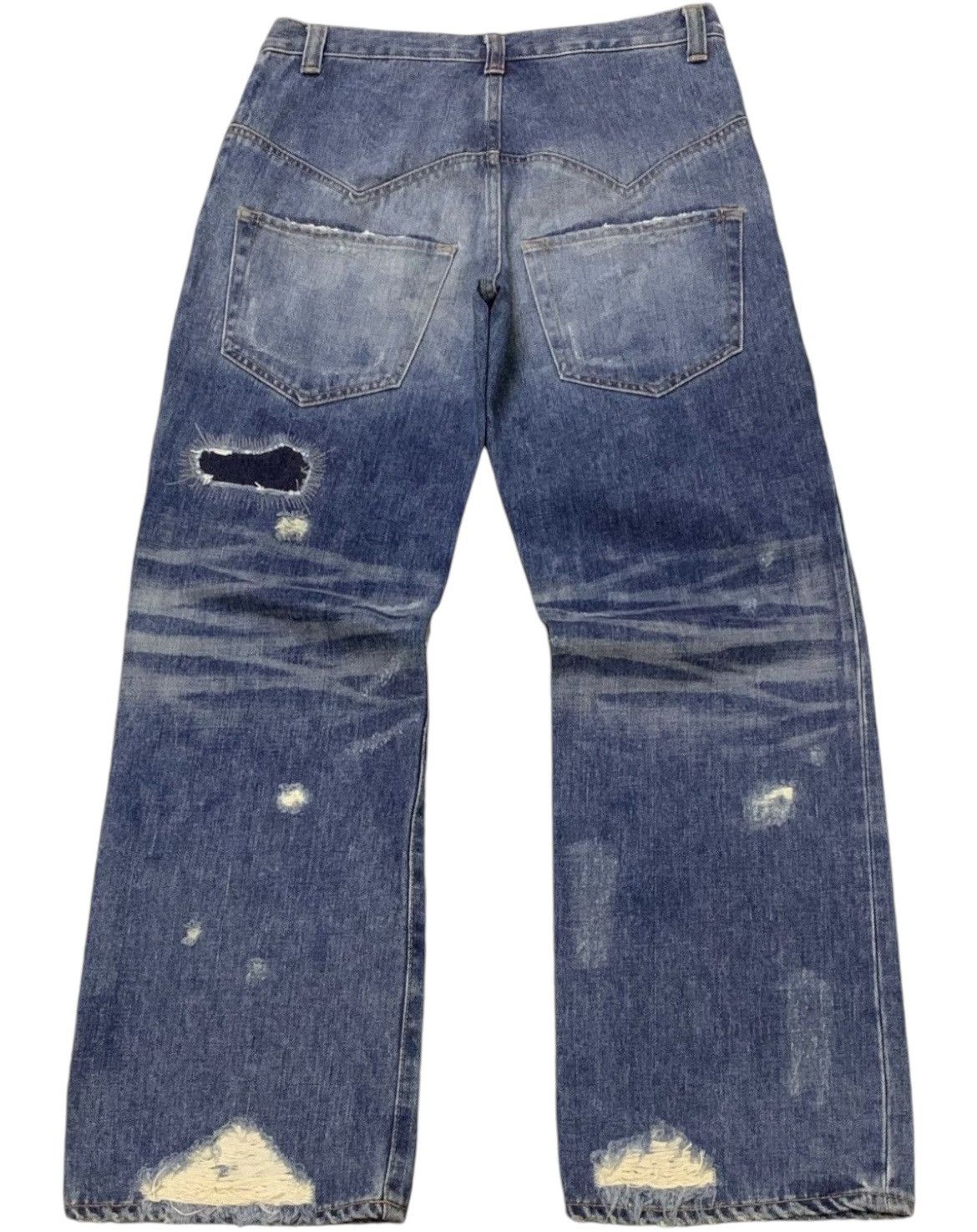 Issey Miyake Sunaokuwahara Issey Miyake MultiPocket Deconstructed Jeans Size US 30 / EU 46 - 2 Thumbnail