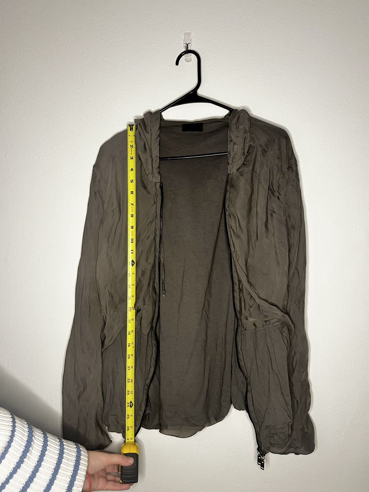 Lanvin Lanvin Silk Overlay Hoodie Jacket Size US XL / EU 56 / 4 - 6 Thumbnail