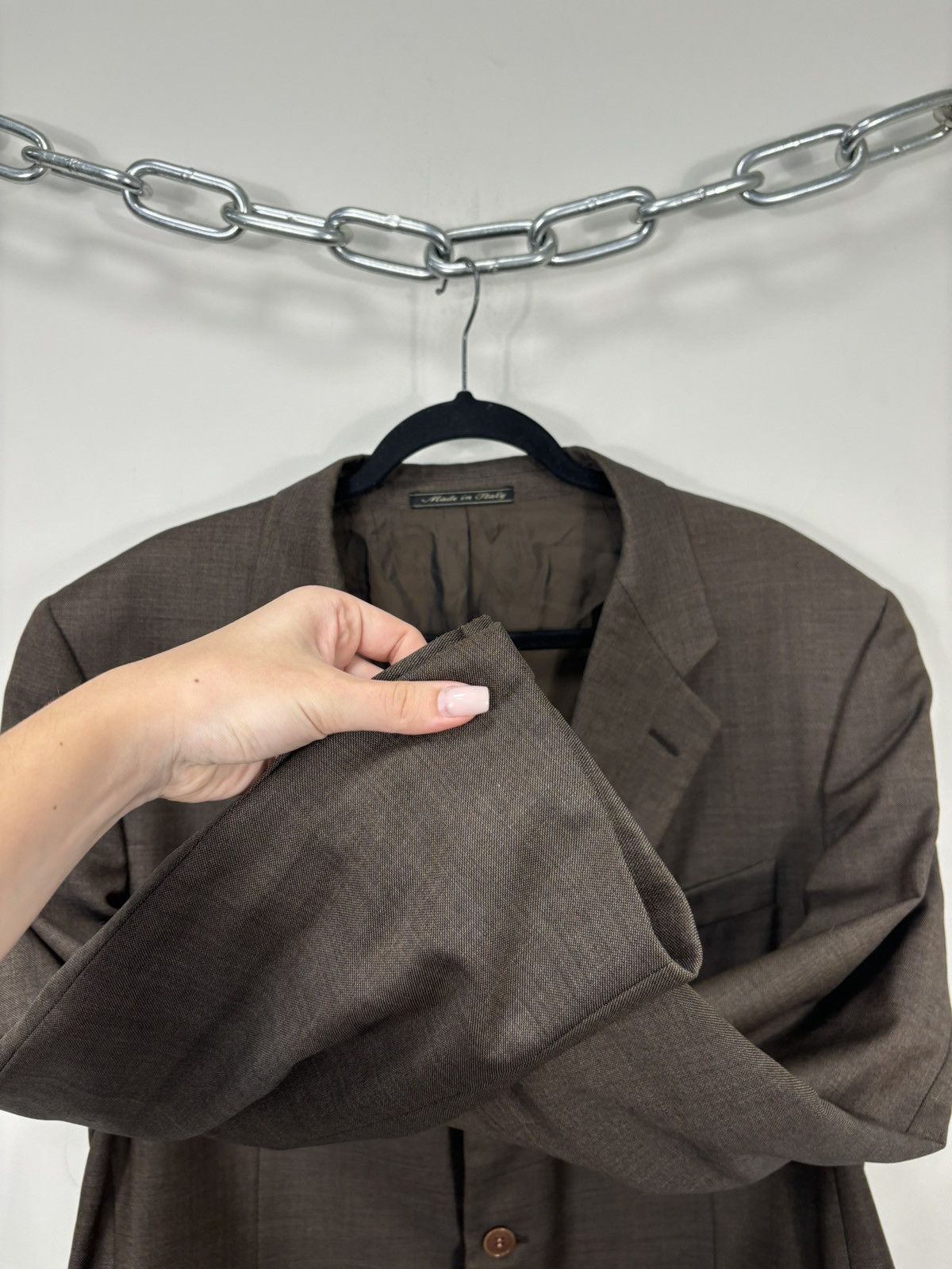 Davide Cenci Davide Cenci Vintage Men’s Italian Luxury Wool Blazer Jacket Size 46R - 8 Thumbnail