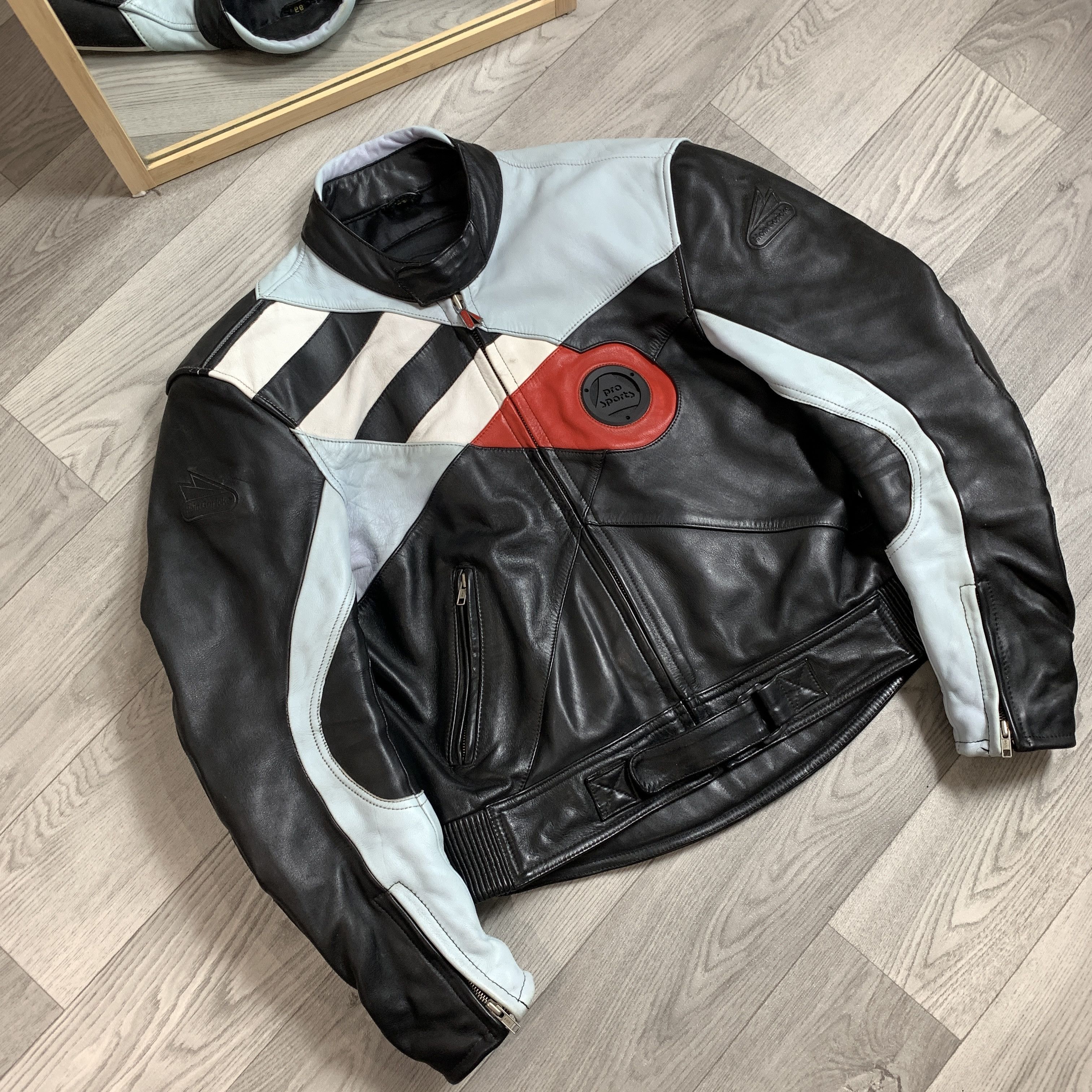 Hein Gericke Vintage Hein Gericke Pro Sports Moto Biker Leather Jacket L Size US L / EU 52-54 / 3 - 2 Thumbnail