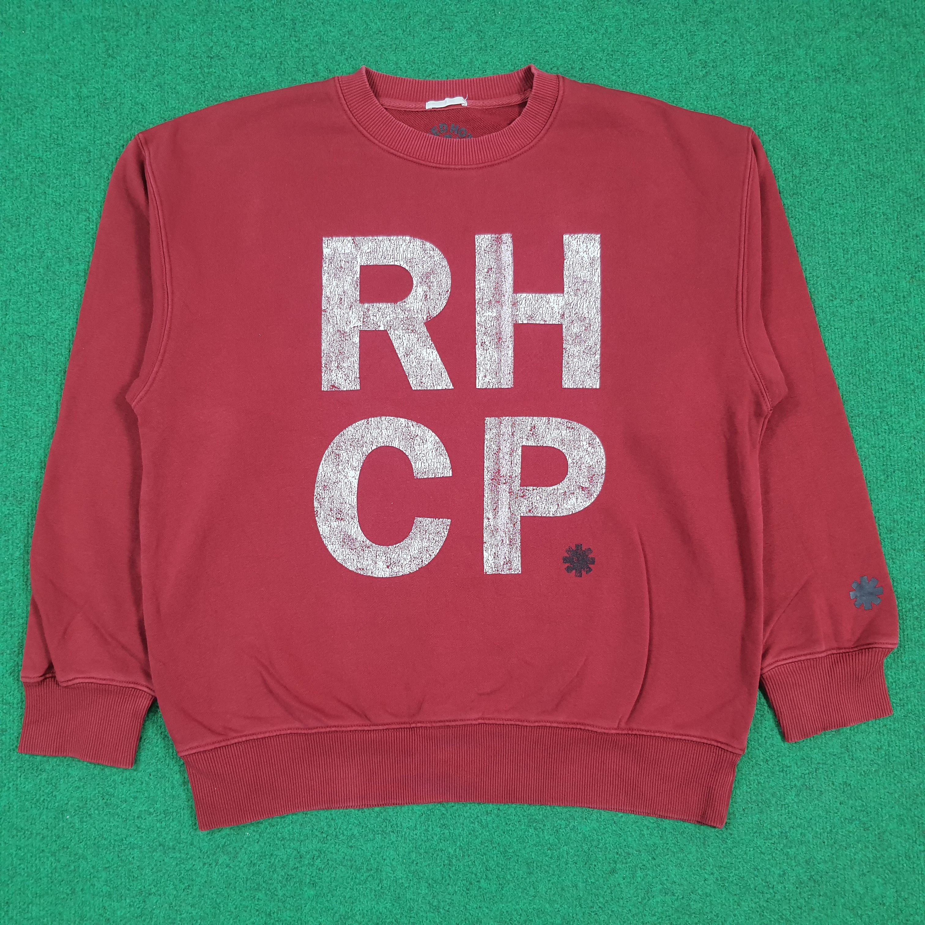Band Tees Vintage Red Hot Chilli Peppers ROCK Band Sweatshirt C296N10 Size US L / EU 52-54 / 3 - 1 Thumbnail