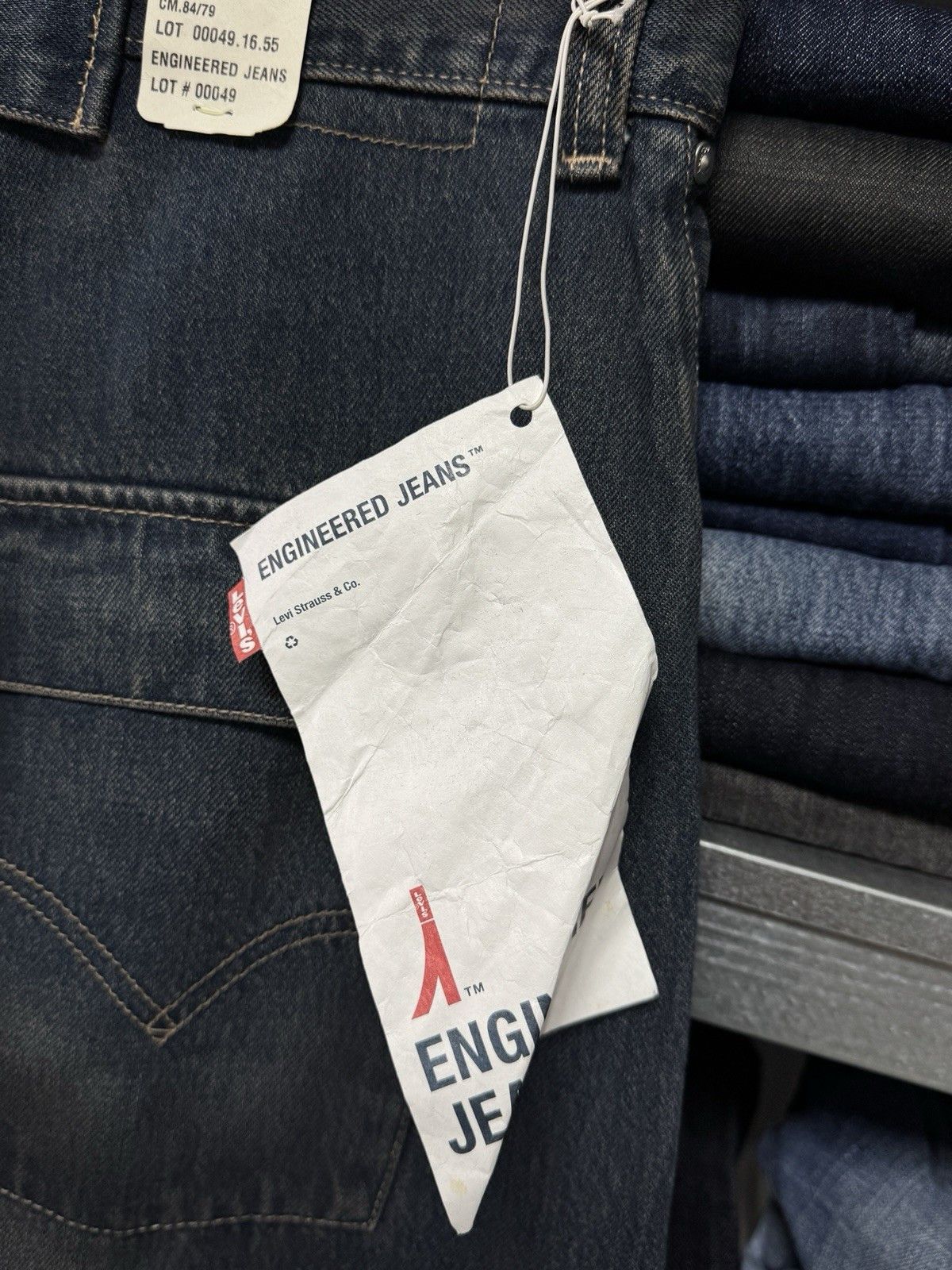 Levi's NWT Levi’s Engineered Jeans Mens Twisted Buckle Back Leg Zip Size US 33 - 7 Thumbnail