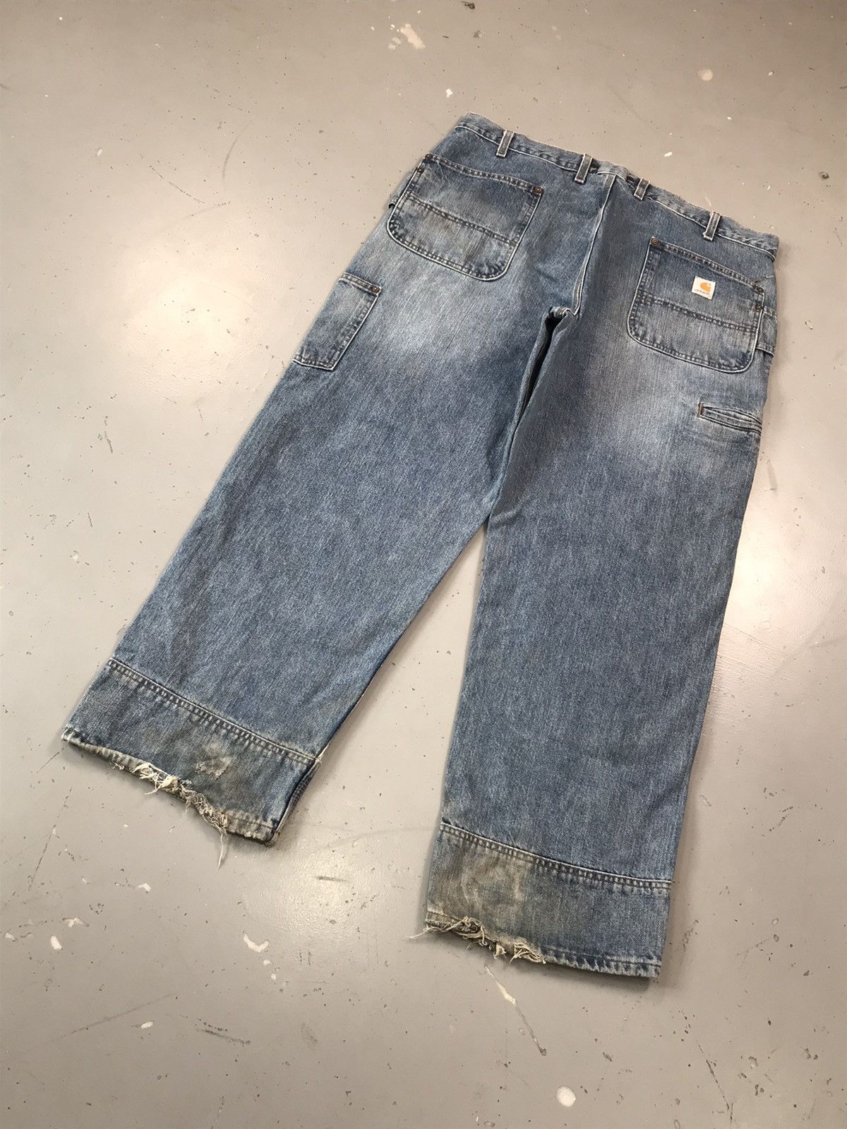 Carhartt Vintage Carhartt B193 LVN dusty double knee denim Size US 42 / EU 58 - 12 Thumbnail