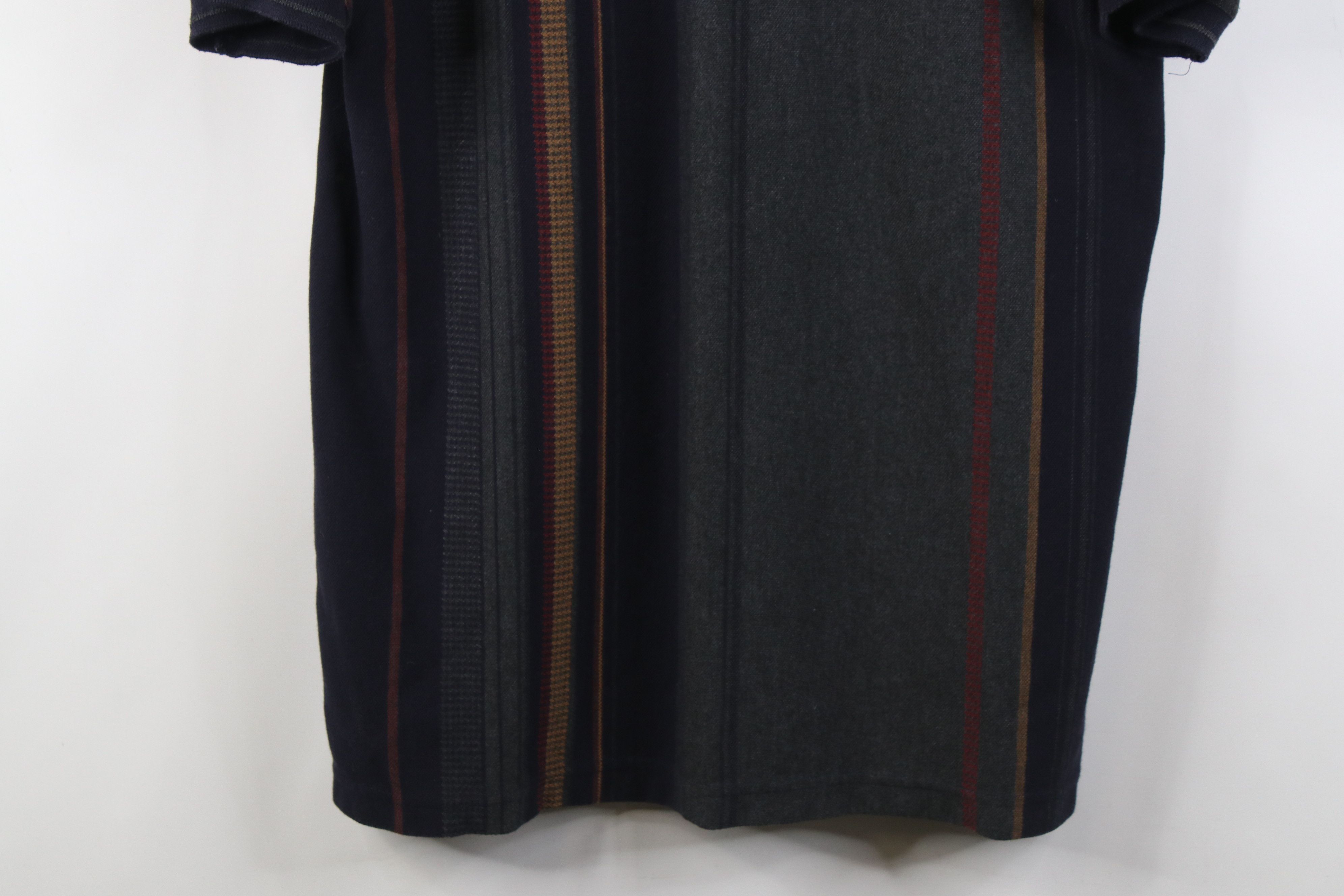 Vintage Vintage 90s Streetwear Houndstooth Knit Golf Polo Shirt Size US XL / EU 56 / 4 - 3 Thumbnail