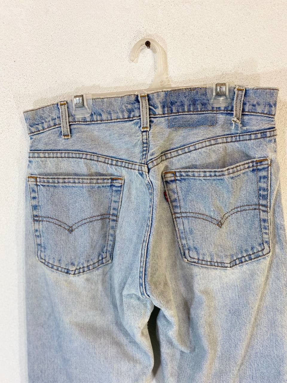 Levi's vintage levis 505 light wash denim nice design Size US 31 - 2 Thumbnail