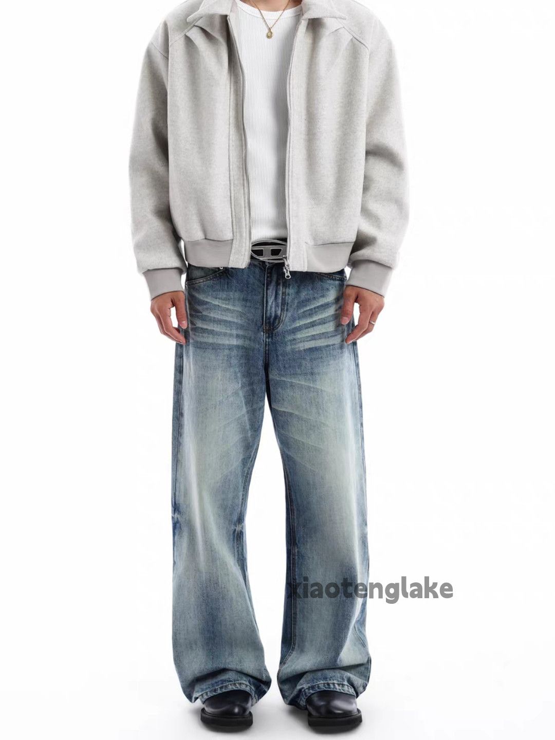 Jean xtl washed faded cleanfit yuppie y2k baggy jeans Size US 33 - 6 Thumbnail