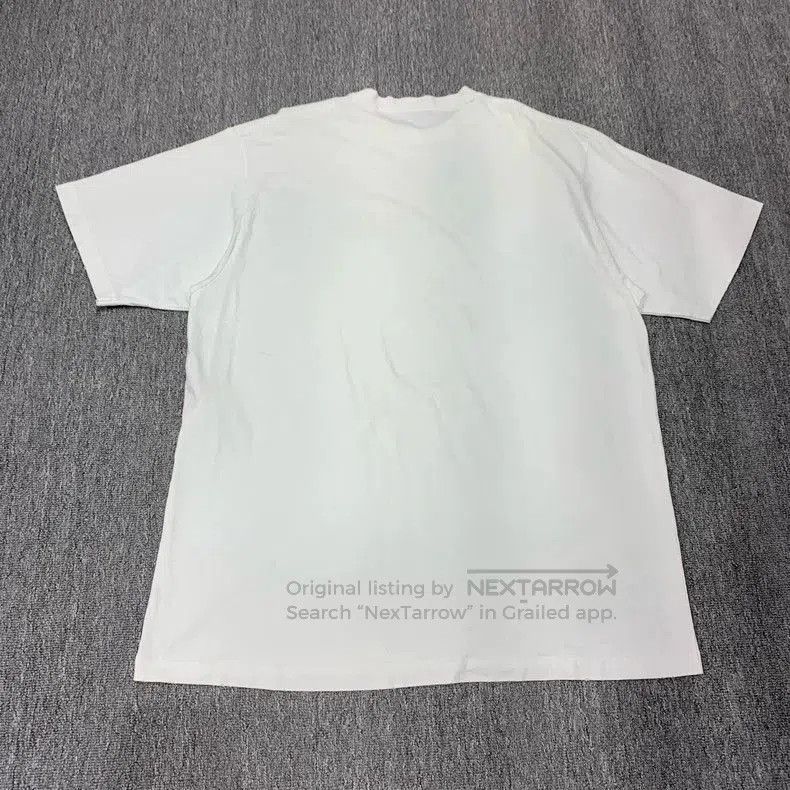 Balenciaga Balenciaga White Distressed Logo T-Shirt. Size US XS / EU 42 / 0 - 2 Thumbnail