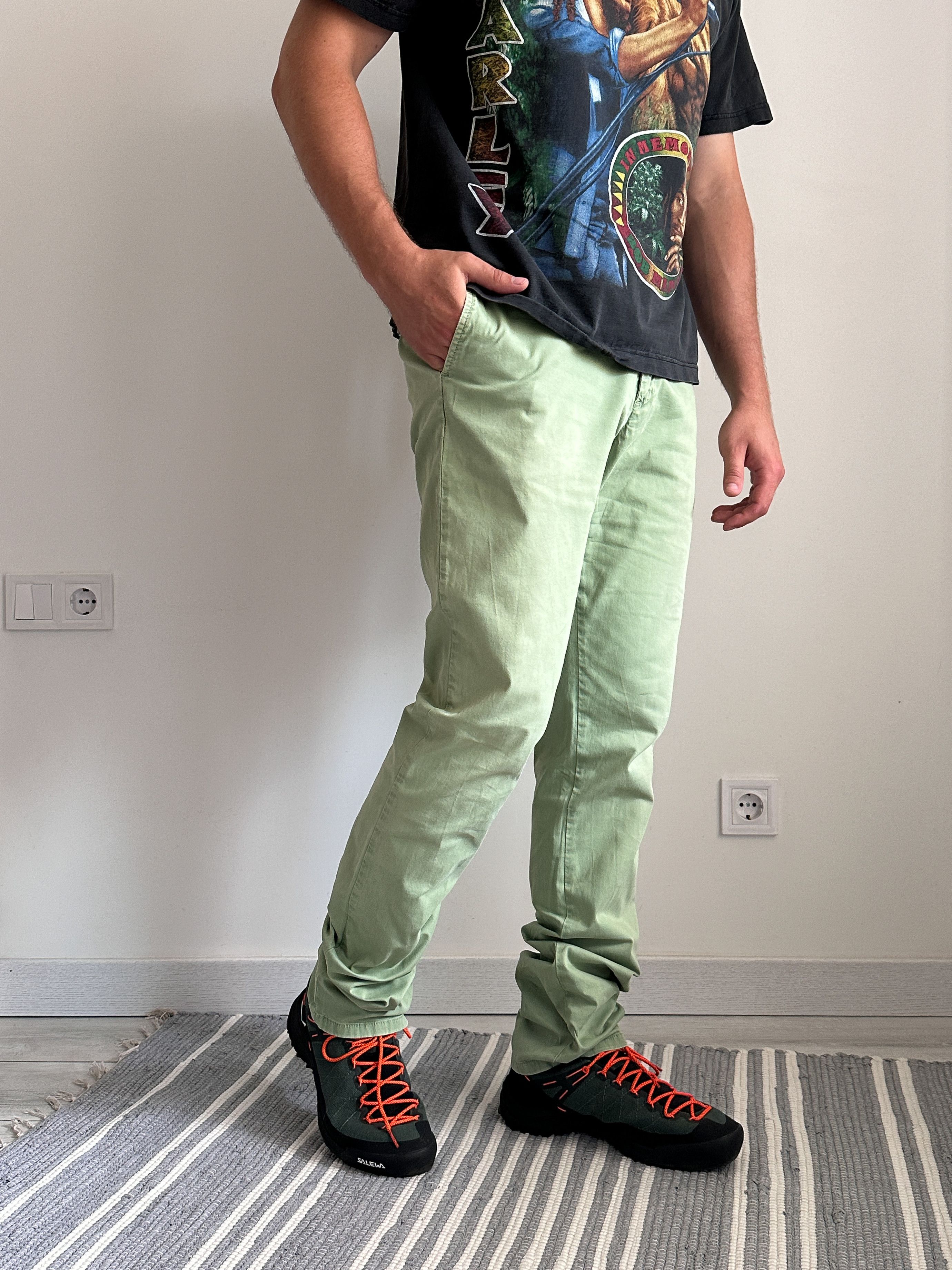 Etro Etro Green Chino Pants Trousers Size US 34 / EU 50 - 2 Thumbnail