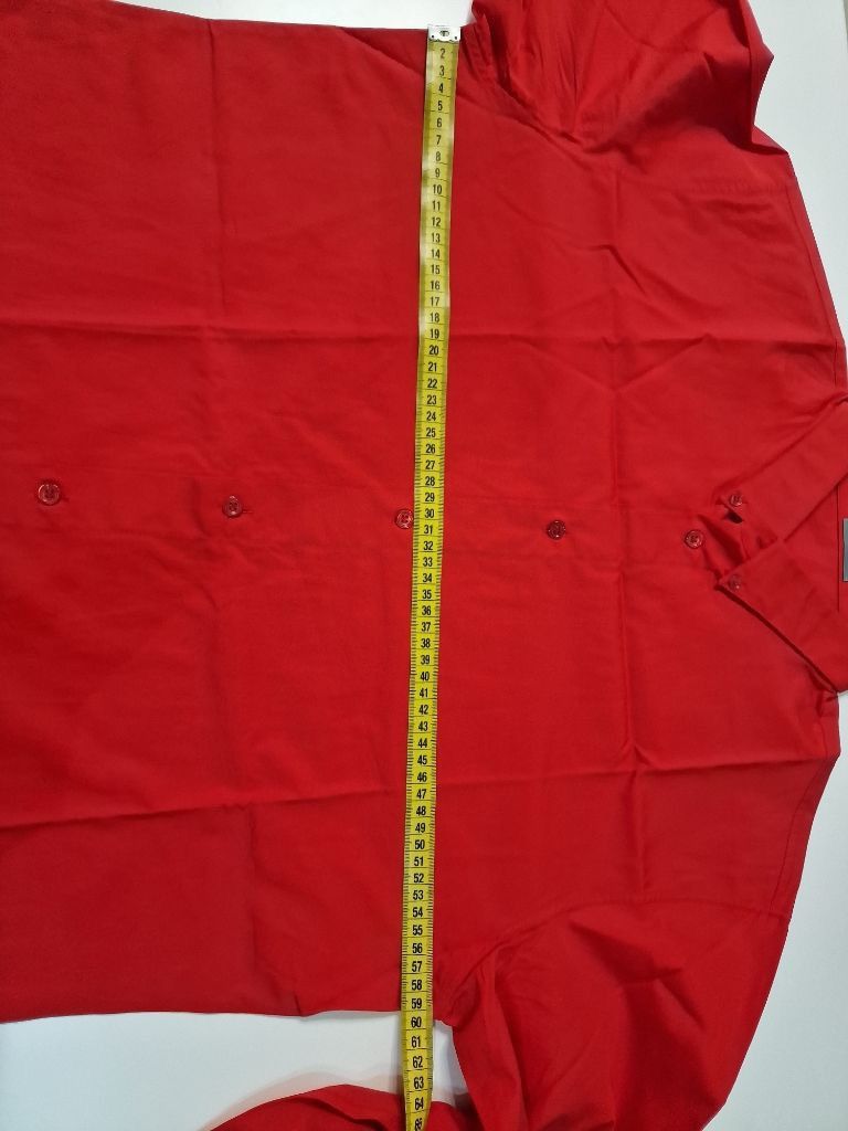 Dior × Hedi Slimane Dior Red Button-Up Shirt Size US L / EU 52-54 / 3 - 7 Thumbnail