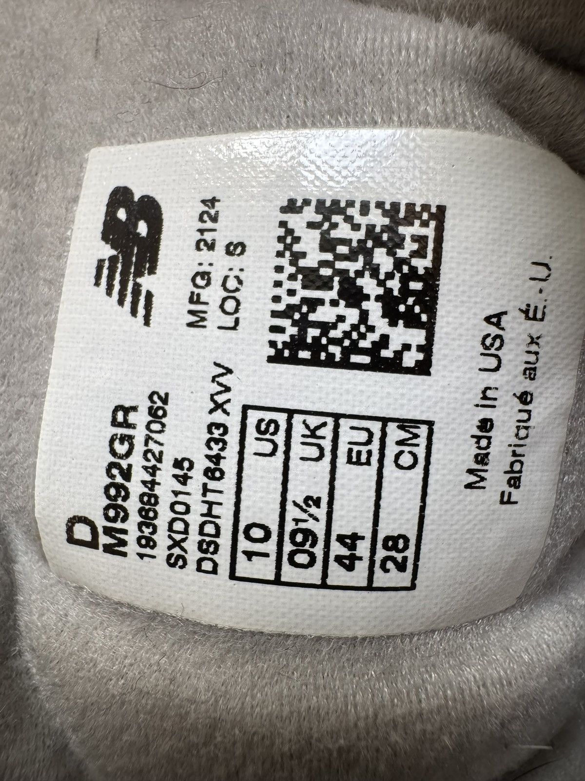 New Balance New Balance GREY 992 Made In USA SZ 10 Size US 10 / EU 43 - 8 Thumbnail