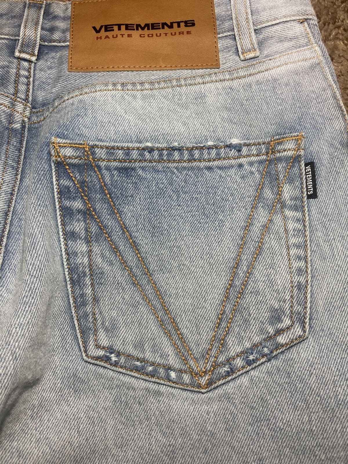 Vetements New Vetements Extended Leg Flare Distressed Double Seam Wash Size US 30 / EU 46 - 17 Thumbnail