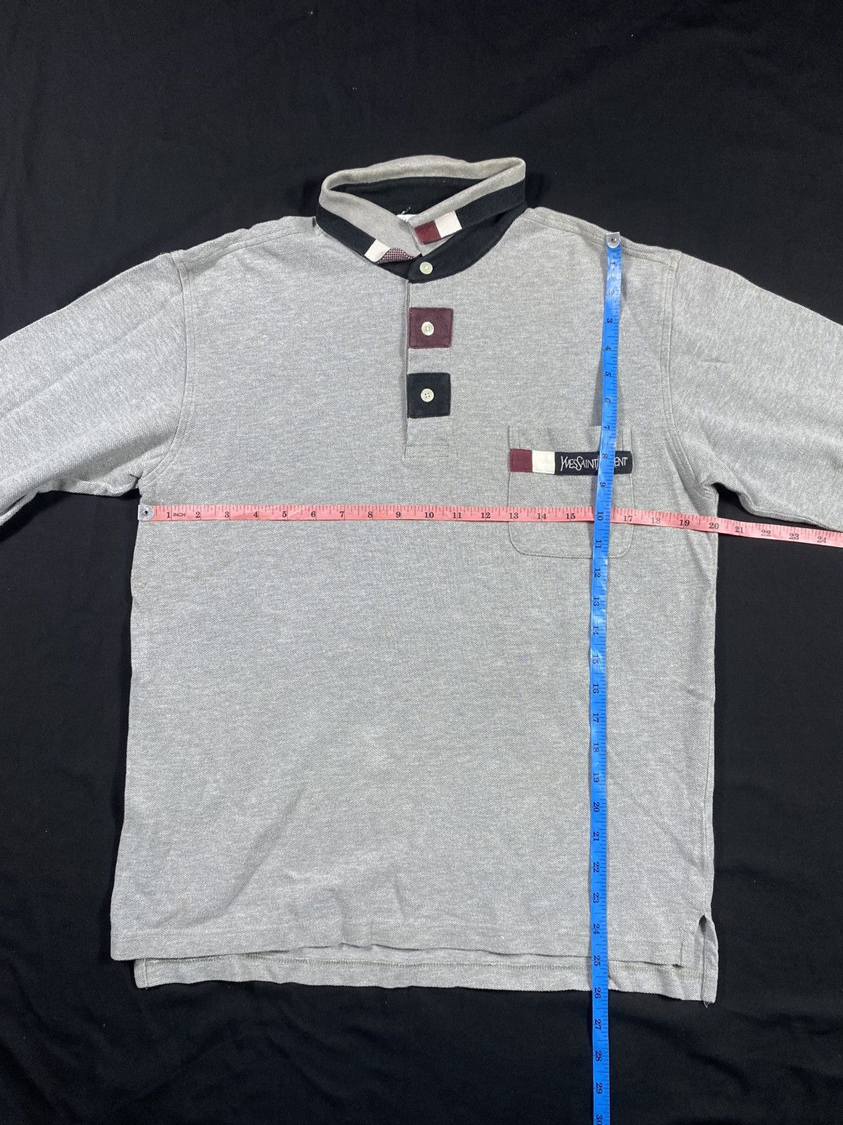 Yves Saint Laurent YvesSaintLaurent poor Homme polo long slevee Size US L / EU 52-54 / 3 - 9 Thumbnail