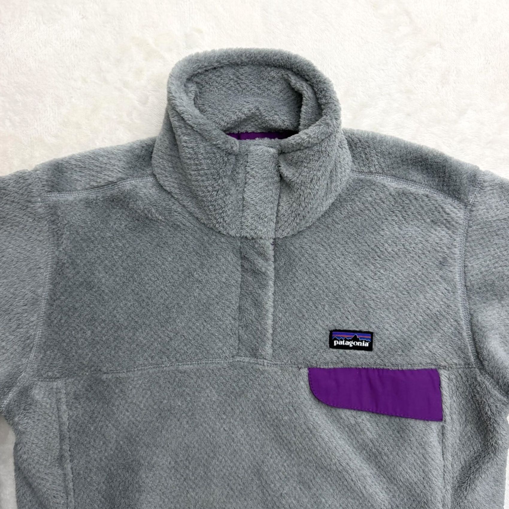 Patagonia Patagonia Sweatshirt Womens M Gray Fleece Snap Pullover Outdoor Size M / US 6-8 / IT 42-44 - 2 Thumbnail