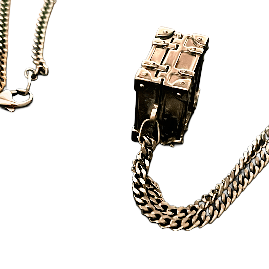 Louis Vuitton Authentic Louis Vuitton Monogram Trunk Pillbox Necklace Size 28 - 3 Thumbnail