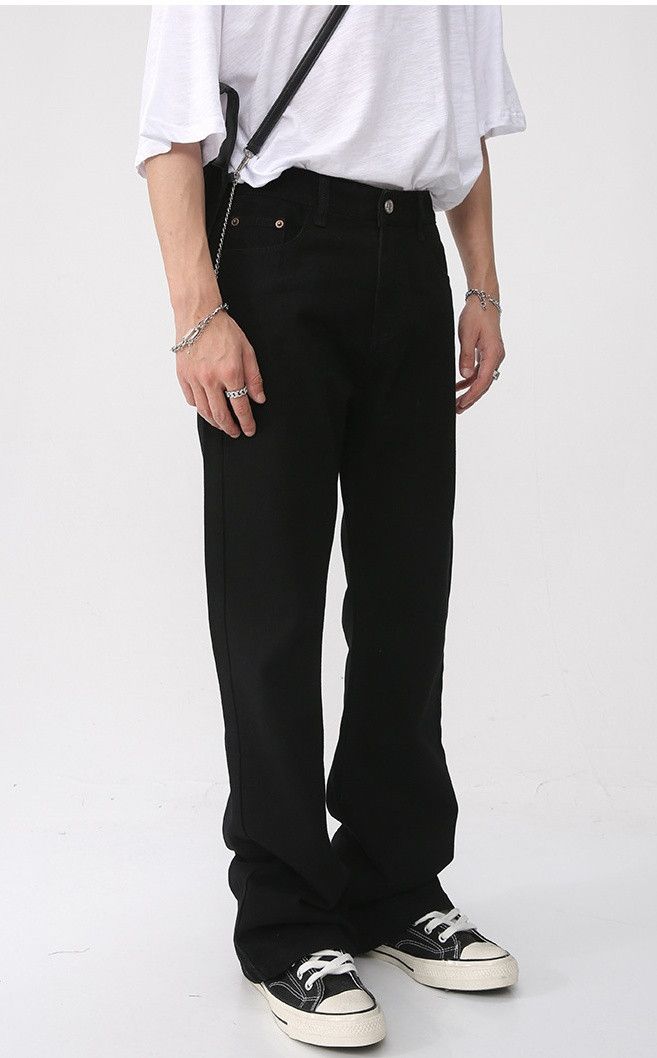 Japanese Brand × Jean Vintage washed distressed bootcut straight jeans Size US 32 / EU 48 - 2 Thumbnail