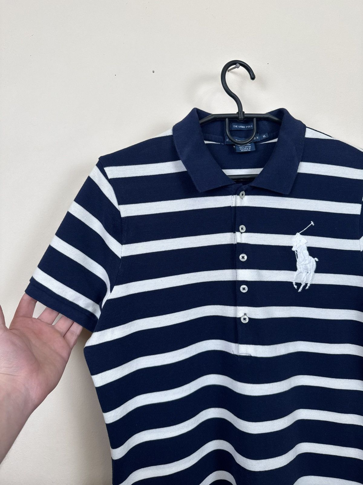 Polo Ralph Lauren Vintage Polo Ralph Lauren T shirt Striped Big Pony XL Women Size XL / US 12-14 / IT 48-50 - 12 Thumbnail