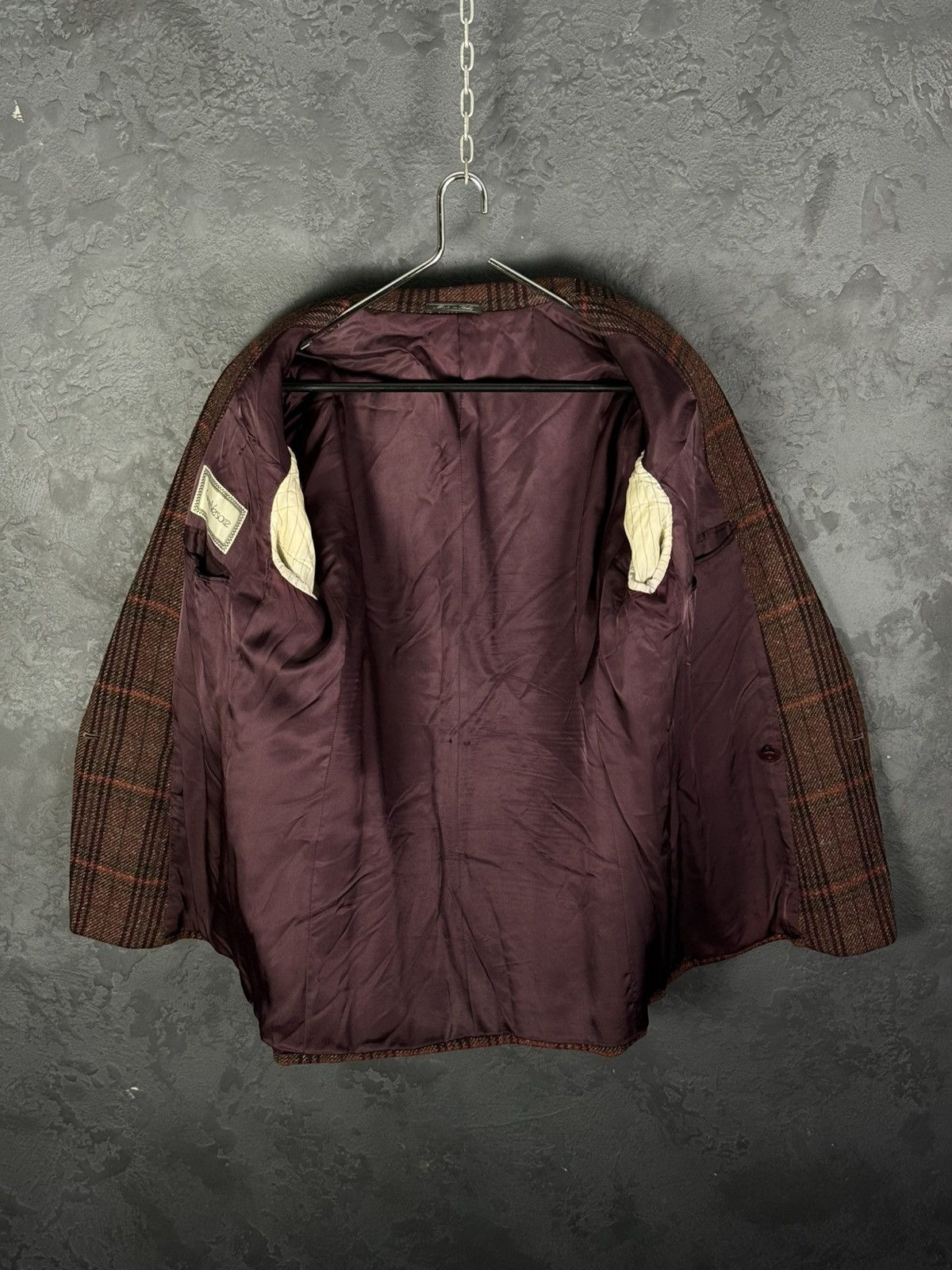 Versace Vintage Gianni Versace 80s-90s Double Breasted Blazer Wool Size 50R - 14 Thumbnail