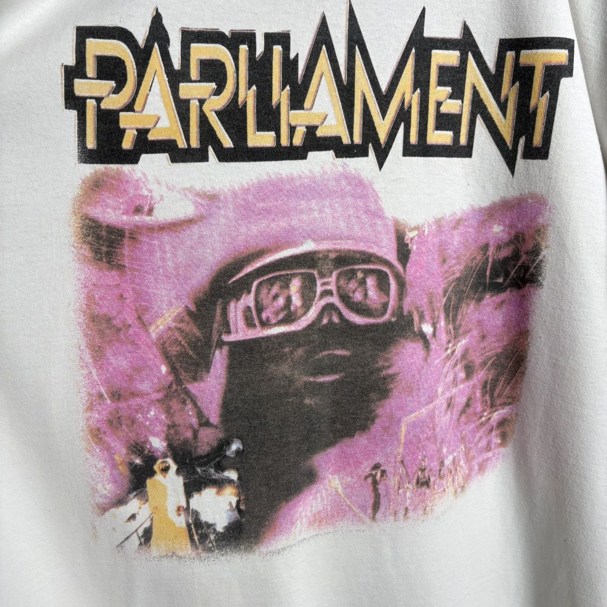 Band Tees Vintage 90s Parliament Funkadelic P-Funk Tour Band Tee Size US XL / EU 56 / 4 - 3 Thumbnail