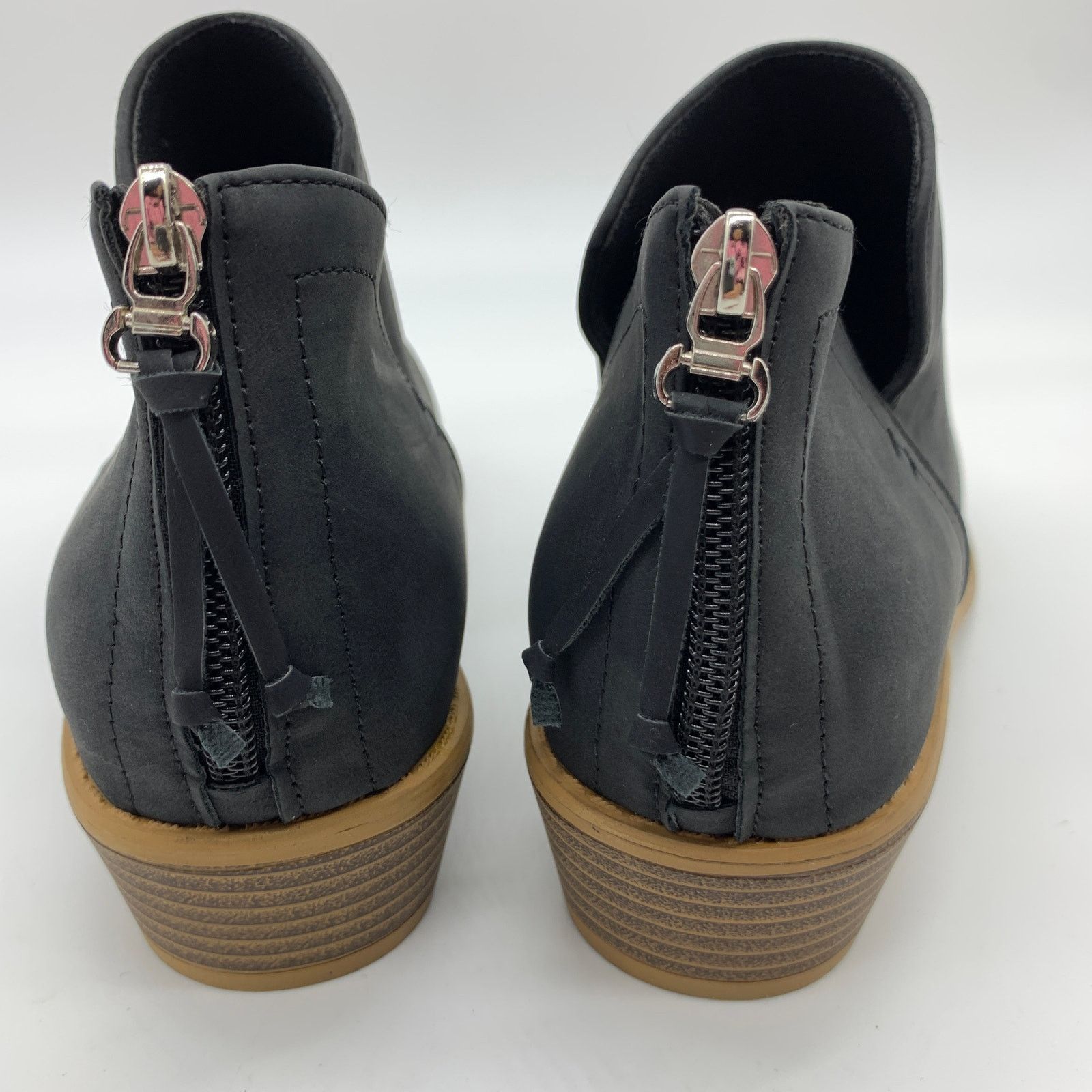Other Womens Ankle Boot Size 10 Black Pointed Toe Zipper Size US 10 / IT 40 - 5 Thumbnail