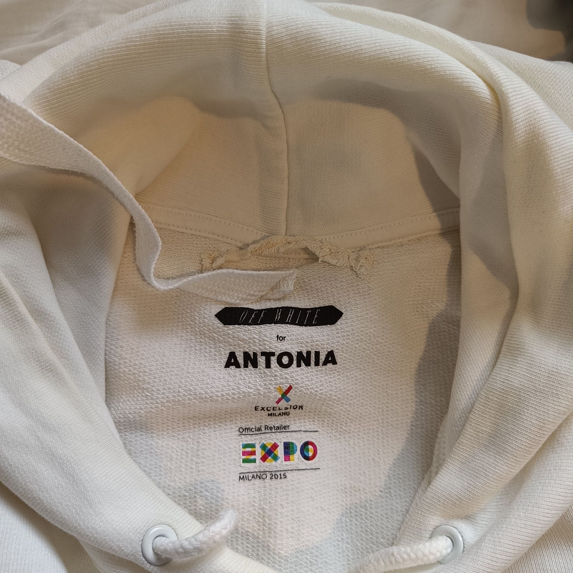 Off-White Off-White x Excelsior x Antonia x EXPO White Hoodie Medium Size US M / EU 48-50 / 2 - 8 Thumbnail