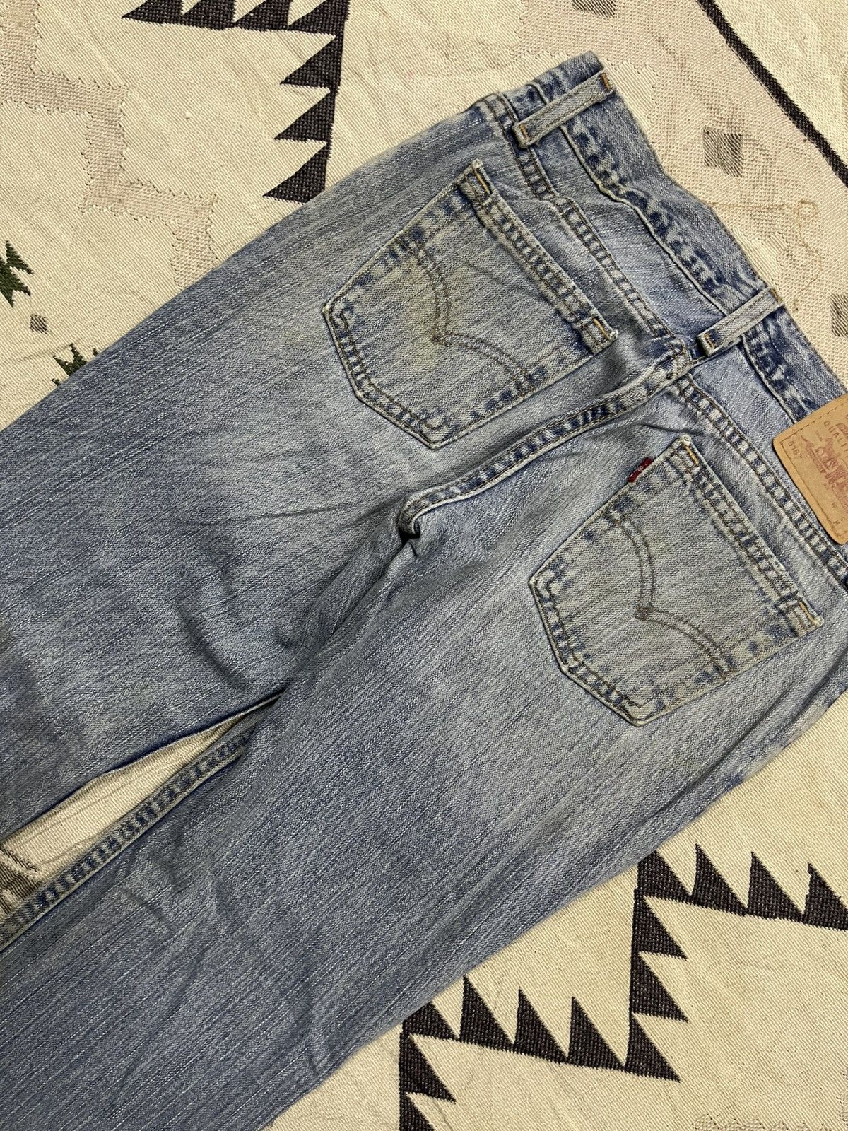Levi's VINTAGE LEVIS 518 SUPER LOW BOOTCUT JEANS MADE IN USA Size 28" / US 6 / IT 42 - 14 Thumbnail