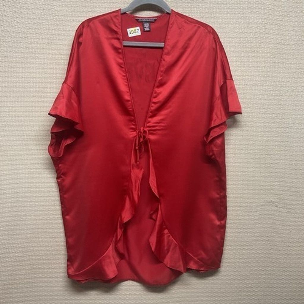 Victoria's Secret Victoria's Secret Flutter Sleeve Tie Fro. Robe Women OneSize Size ONE SIZE - 1 Thumbnail