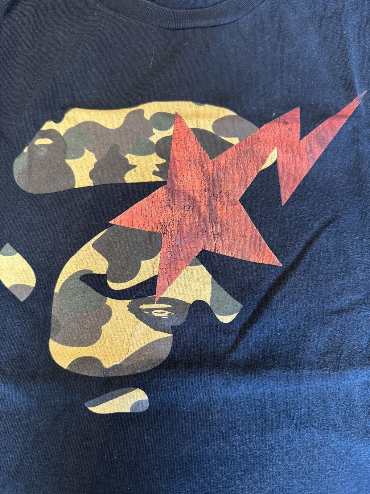 Bape BAPE STAR LOGO BLACK T SHIRT Size US M / EU 48-50 / 2 - 3 Thumbnail