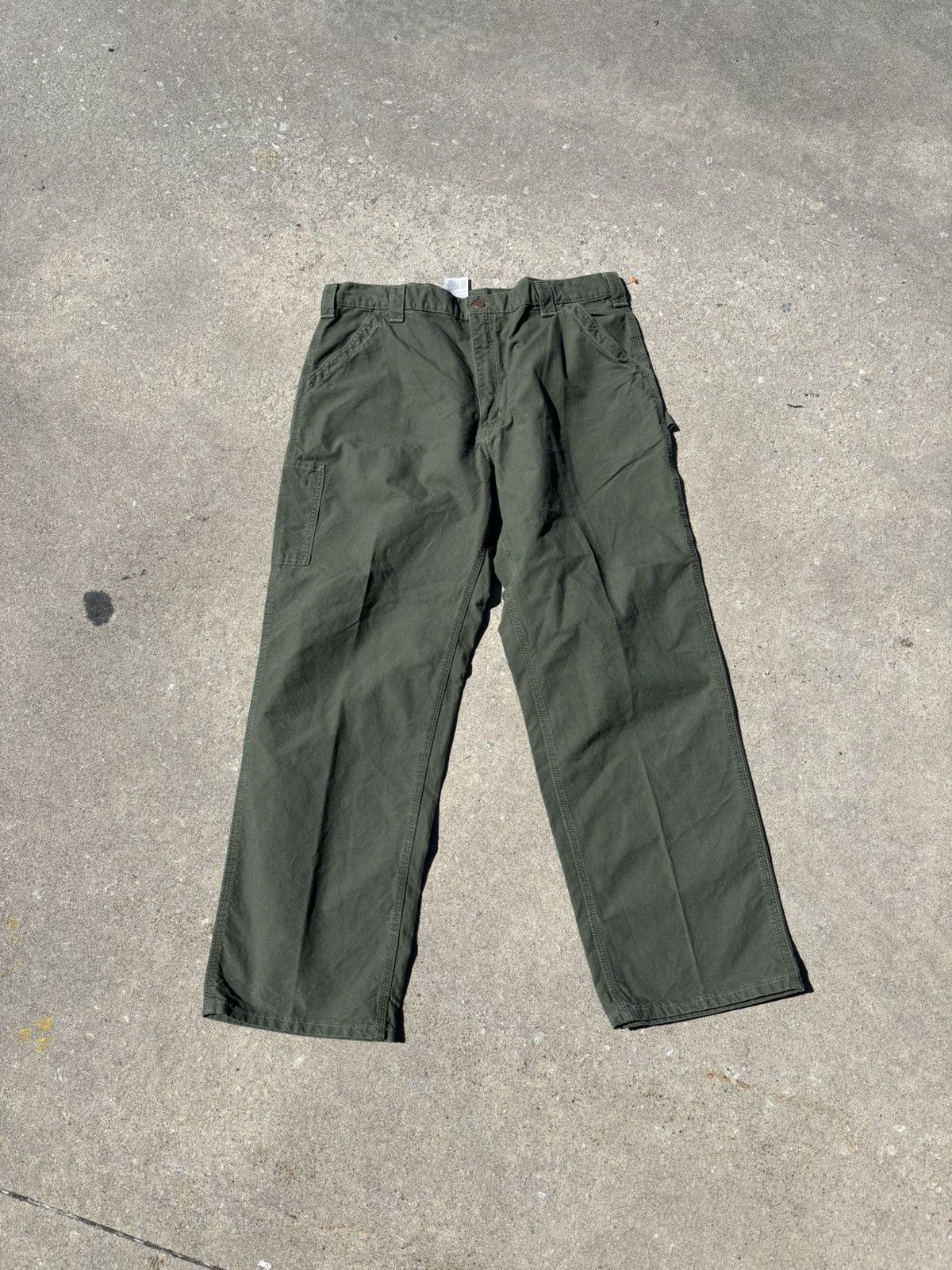 Carhartt Vintage Carhartt 2006 Olive Pants 40x32 – Rare B151 OLV Size US 40 / EU 56 - 3 Thumbnail