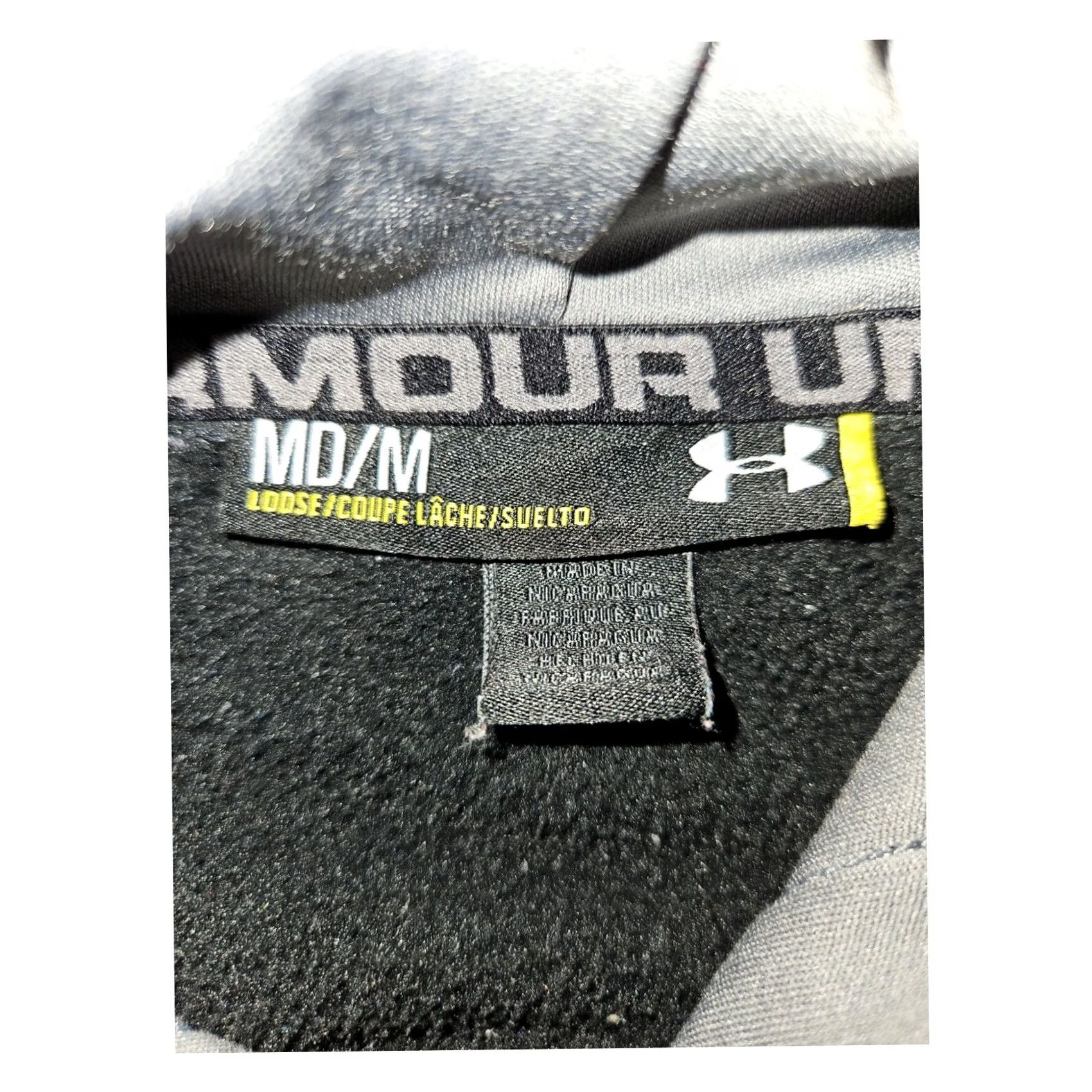 Under Armour Under Armour Storm Hoodie Medium Men's Long Sleeve Black Embroidered Pullover Size US M / EU 48-50 / 2 - 2 Thumbnail