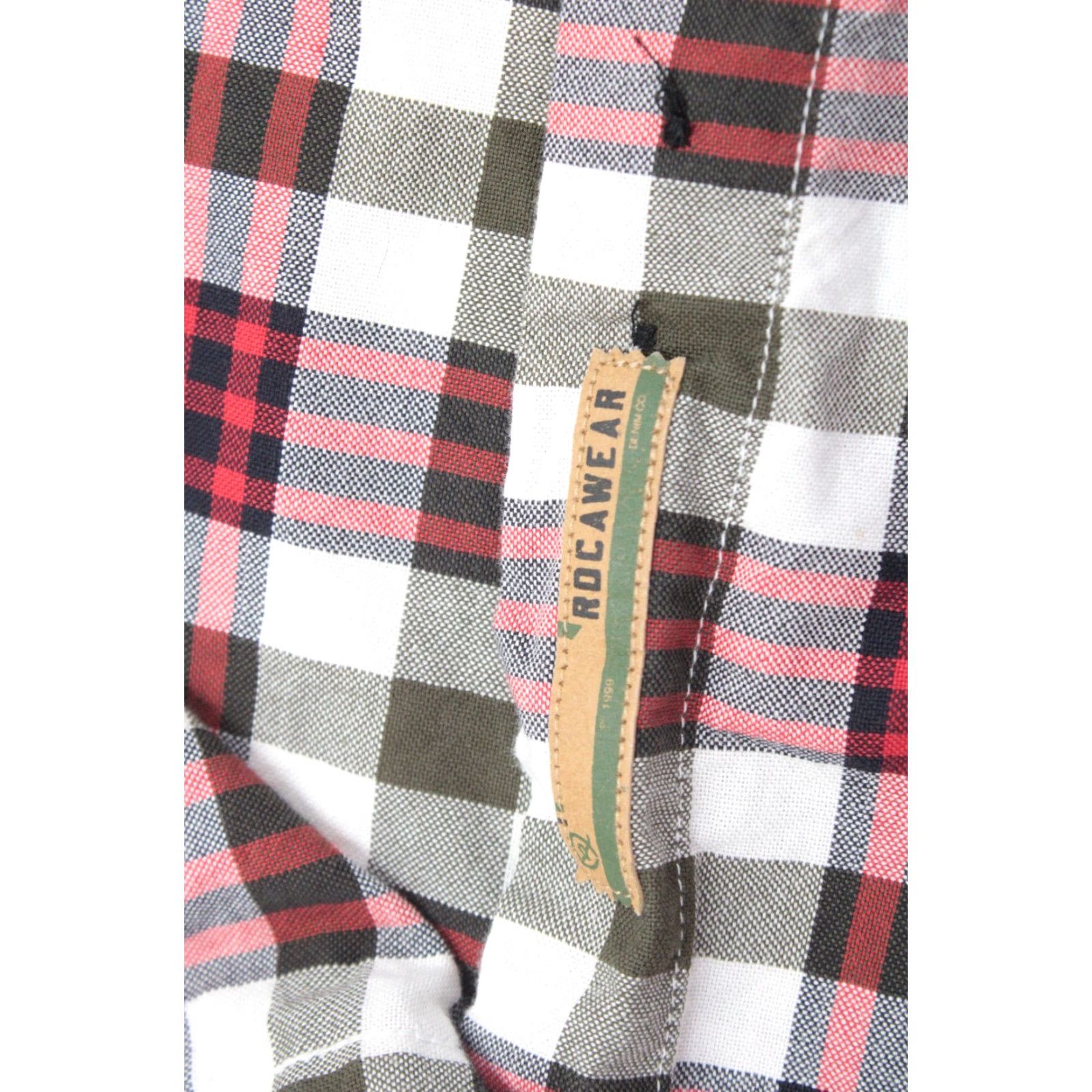 Rocawear Rocawear Shirt Men's 5XL Red Plaid Pearl Snap Button Embroidered Logo Hip Hop Size US XXL / EU 58 / 5 - 7 Thumbnail