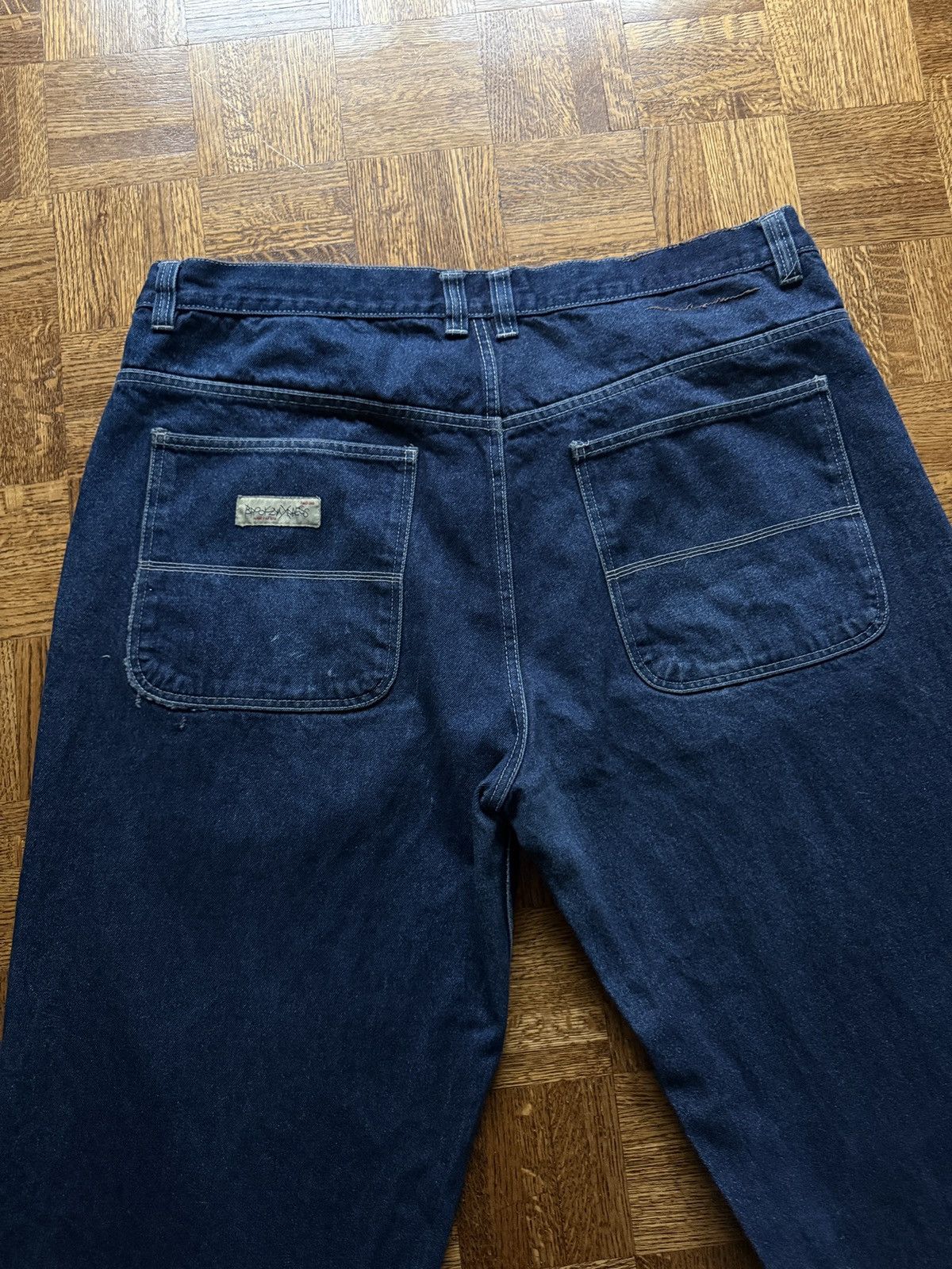 Brooklyn Xpress Vintage Y2K Brooklyn Xpress Baggy Denim Skater Jeans Size US 44 / EU 60 - 4 Thumbnail