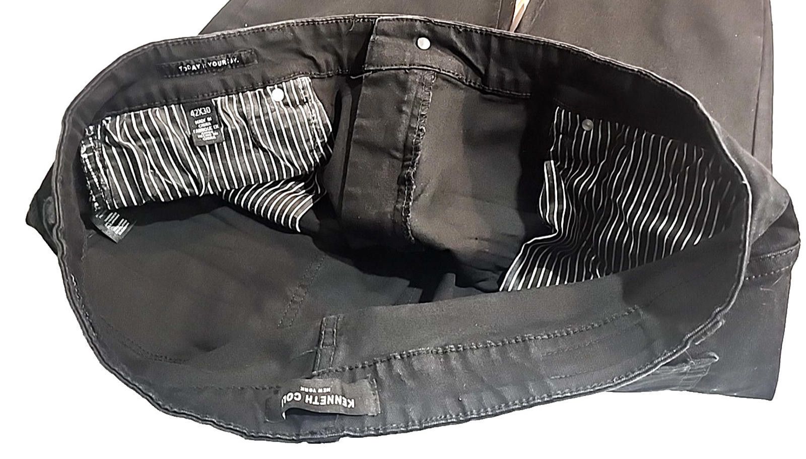 Kenneth Cole Kenneth Cole Black Jeans Actual 42x29 Tapered Fit Classic Size US 42 / EU 58 - 4 Thumbnail