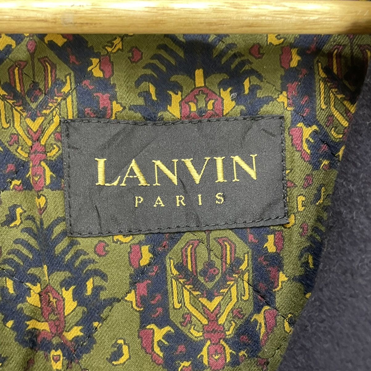 Lanvin 💥Vintage Lanvin Paris For Men Double Collar Jacket Size US M / EU 48-50 / 2 - 6 Thumbnail
