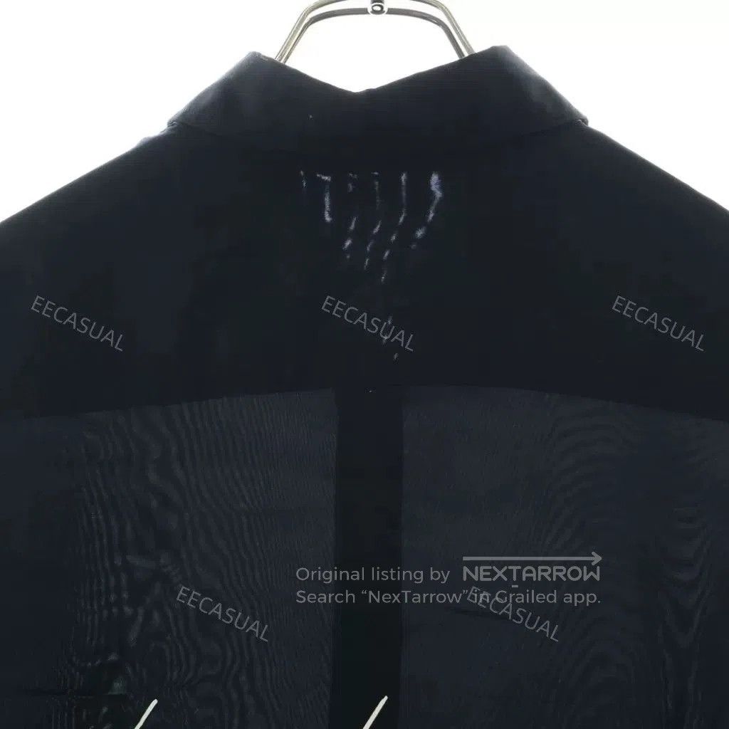Yohji Yamamoto Yohji Yamamoto Black Logo Long Sleeve Shirt. Size US L / EU 52-54 / 3 - 6 Thumbnail