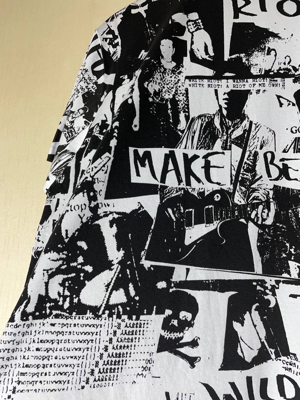 Diesel × Vintage Diesel Vintage Newspapers y2k T Shirt Size US XL / EU 56 / 4 - 15 Thumbnail