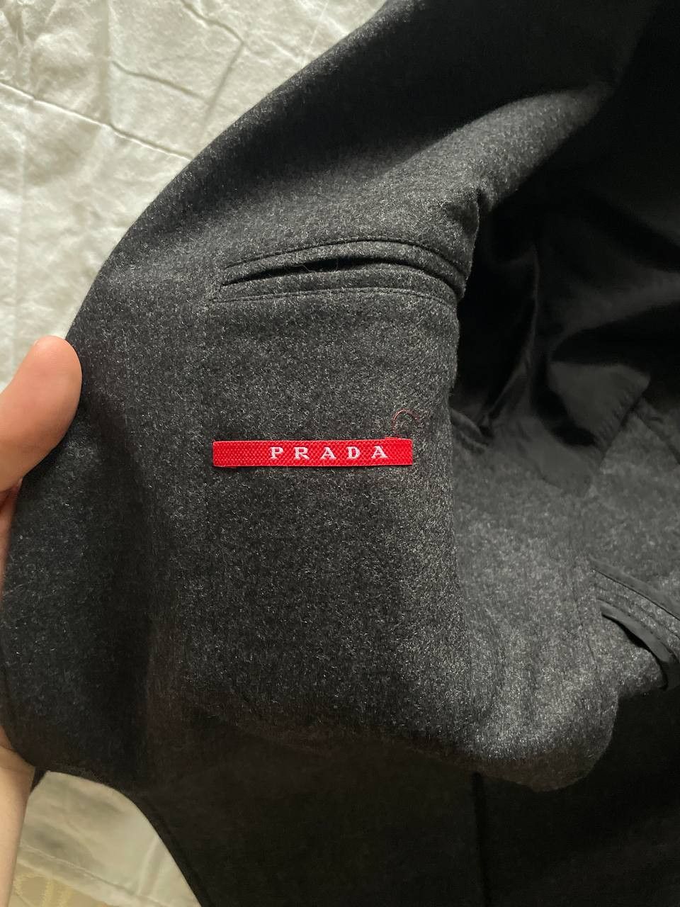 Prada Prada Archive Technical Wool Blazer - Late 90s / Early 2000s Size 52L - 4 Thumbnail