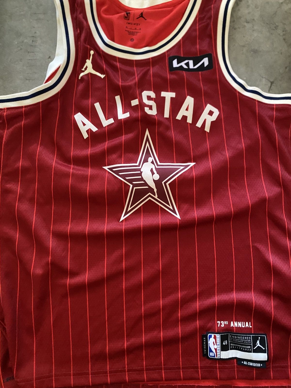 NBA NBA Giannis Antetokounmpo All Star Swingman Jersey Size US L / EU 52-54 / 3 - 4 Thumbnail