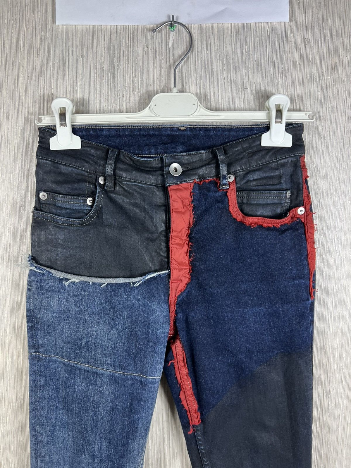 Rick Owens Rick Owens drkshdw tyrone cut waxed distressed jeans pants Size 26" / US 2 / IT 38 - 3 Thumbnail