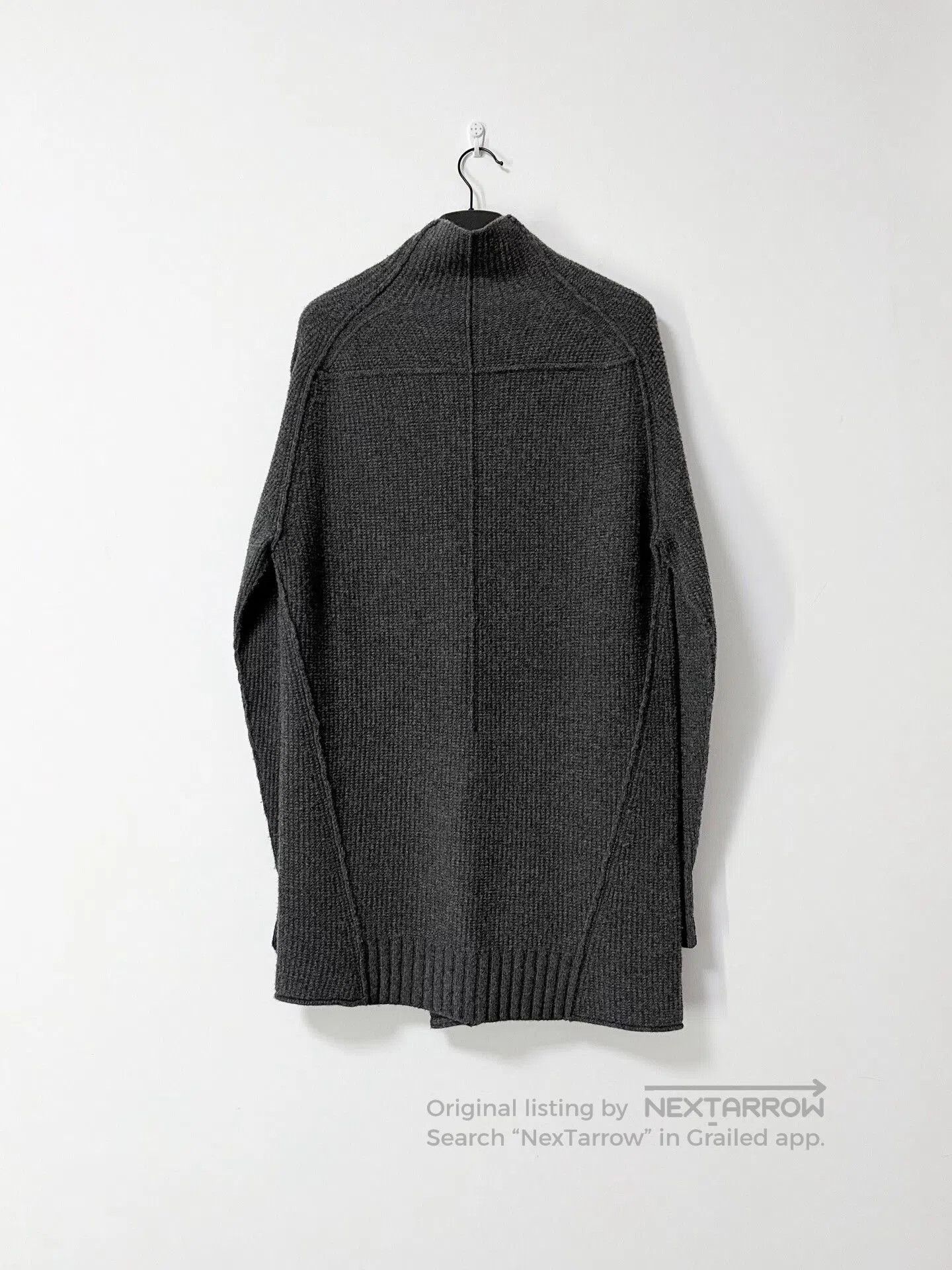 Japanese Brand Dark Deconstructed High Neck Sweater. Size US L / EU 52-54 / 3 - 3 Thumbnail