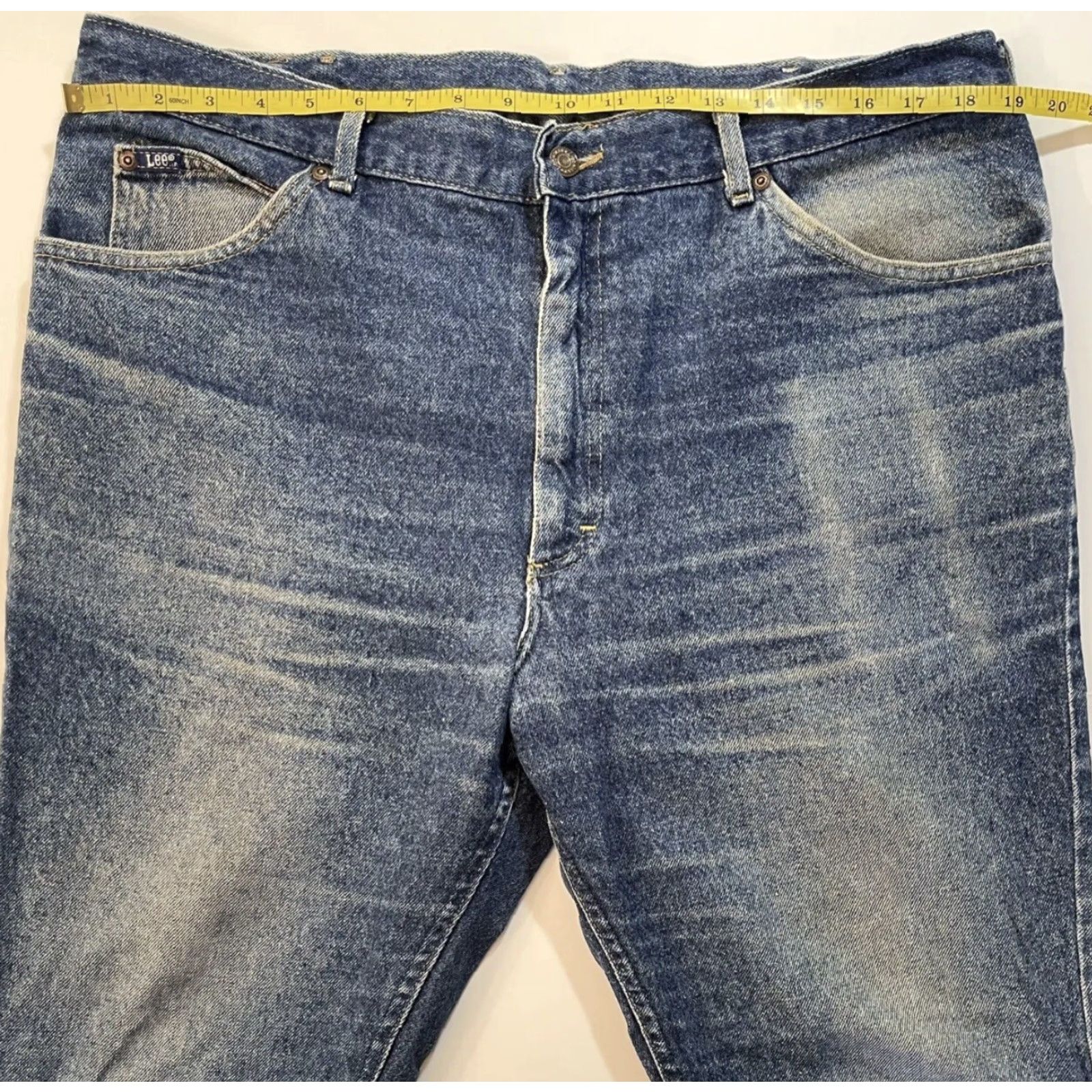 Lee VINTAGE Lee Riders Jeans Denim 36x32 Bootcut Regular Fit Blue USA Size US 36 / EU 52 - 4 Thumbnail