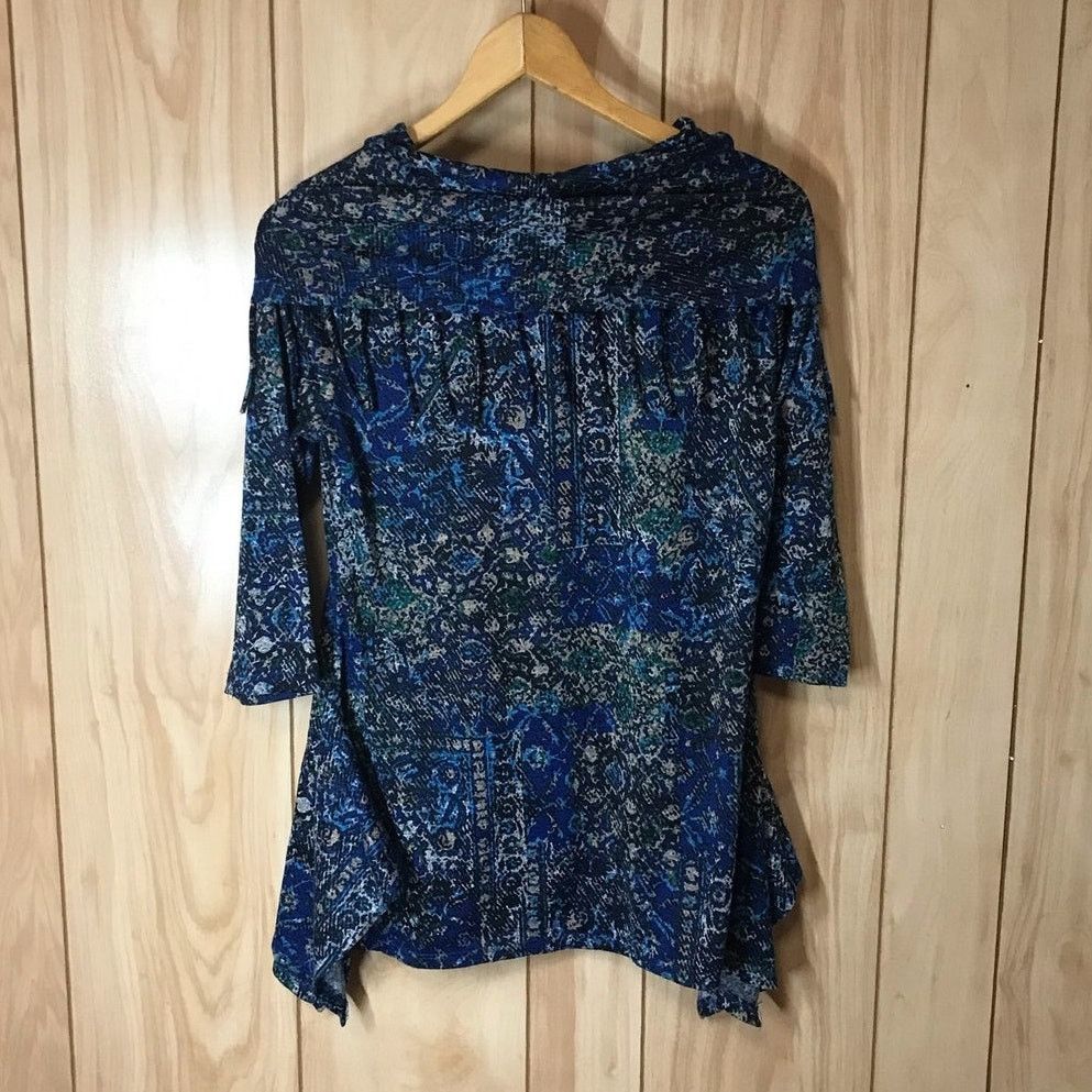 Other Hannah Floral High Neck 3/4 Sleeve Blouse S Size S / US 4 / IT 40 - 2 Thumbnail