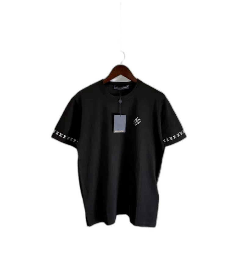 Louis Vuitton Louis Vuitton Louis Vuitton Black Short Sleeve Knitted Shi Size US S / EU 44-46 / 1 - 1 Thumbnail
