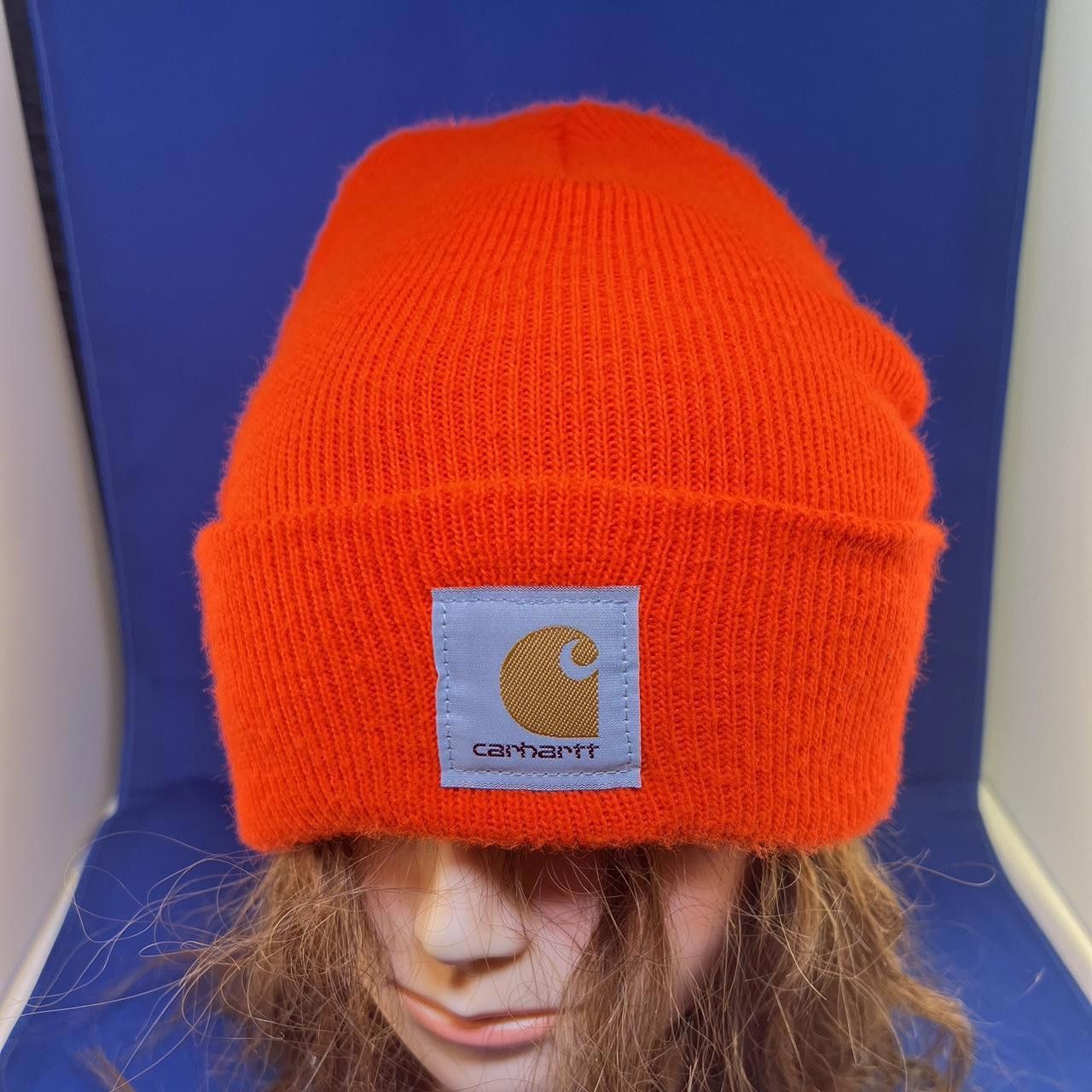 Carhartt Carhartt Acrylic Knit Beanie Hat - Vibrant Orange Size ONE SIZE - 1 Thumbnail