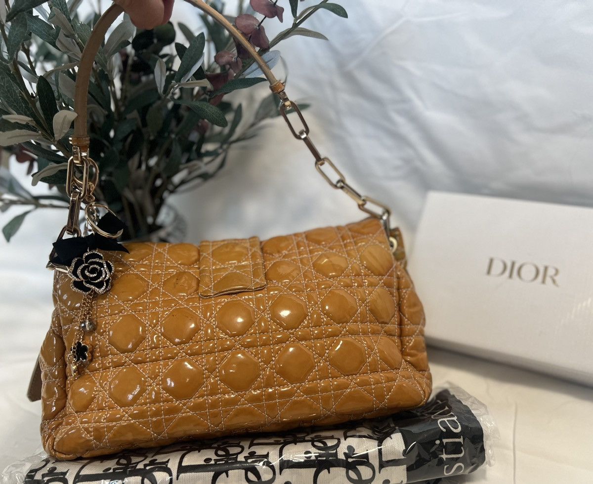 Dior Christian Dior Miss Dior Shoulder Bag Cannage Patent Leather Size ONE SIZE - 7 Thumbnail