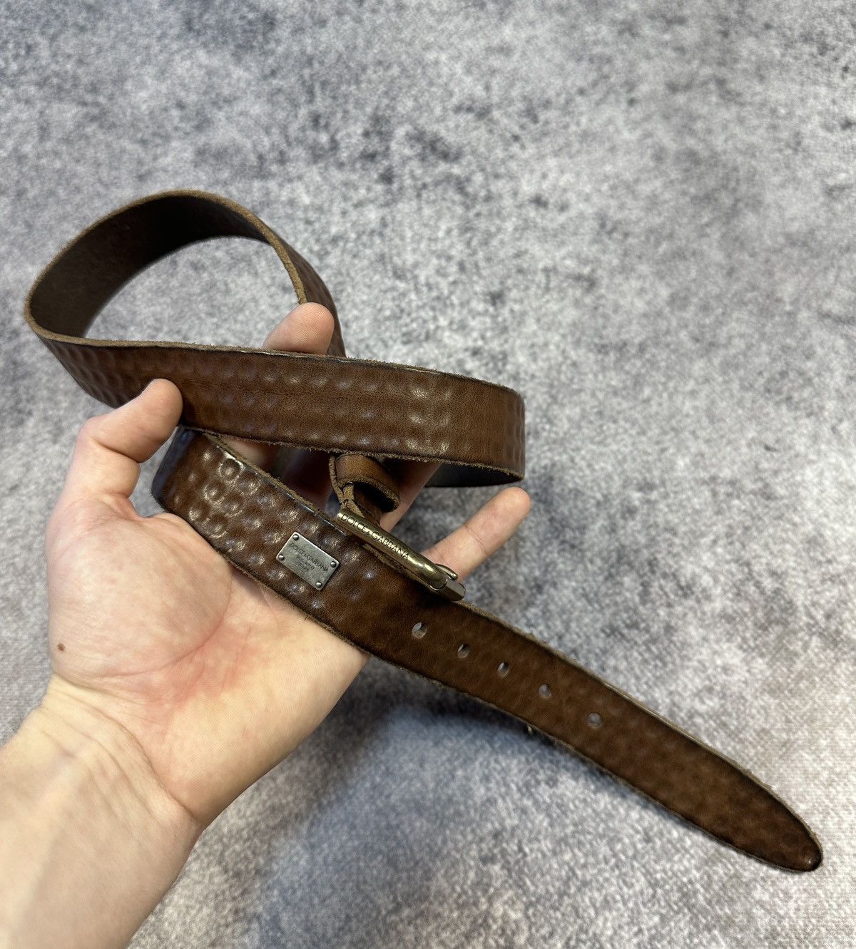 Dolce & Gabbana Y2K Dolce&Gabbana Leather Belts Streetwear Rare Opium USA Size ONE SIZE - 1 Thumbnail