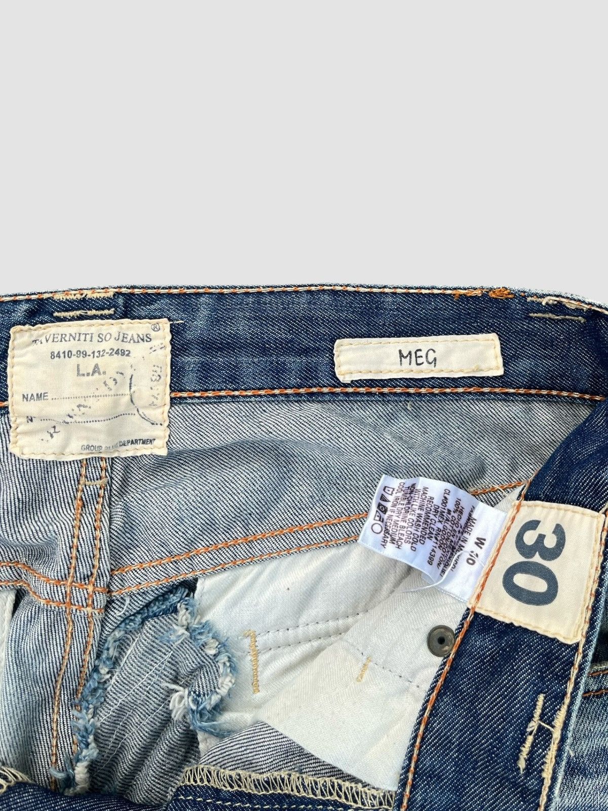 Taverniti Distressed Taverniti So Jeans Flare Jeans Size US 30 / EU 46 - 15 Thumbnail