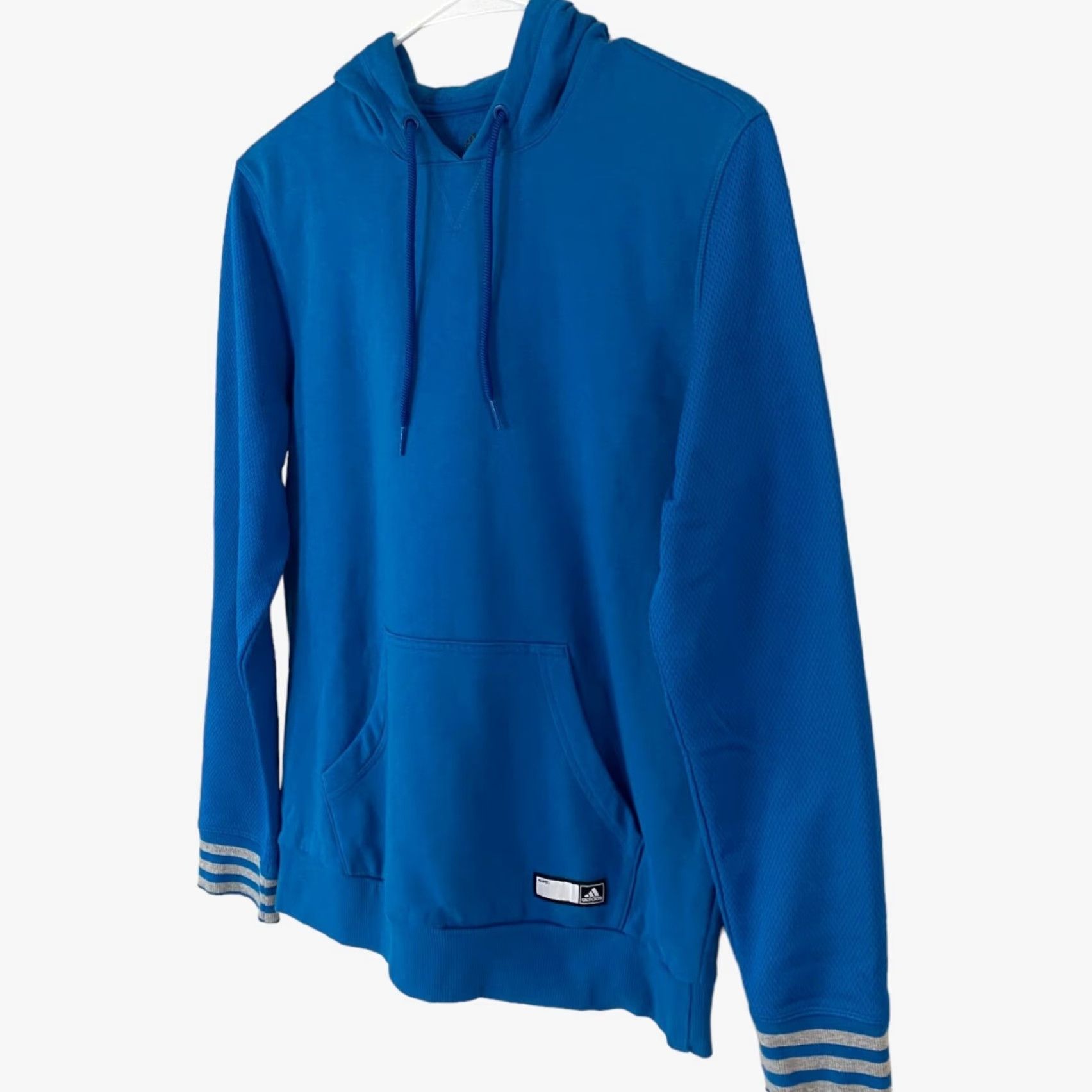 Adidas Adidas Hoodie Sweatshirt Womens Medium Blue Long Sleeve Athleisure Wear Size M / US 6-8 / IT 42-44 - 2 Thumbnail