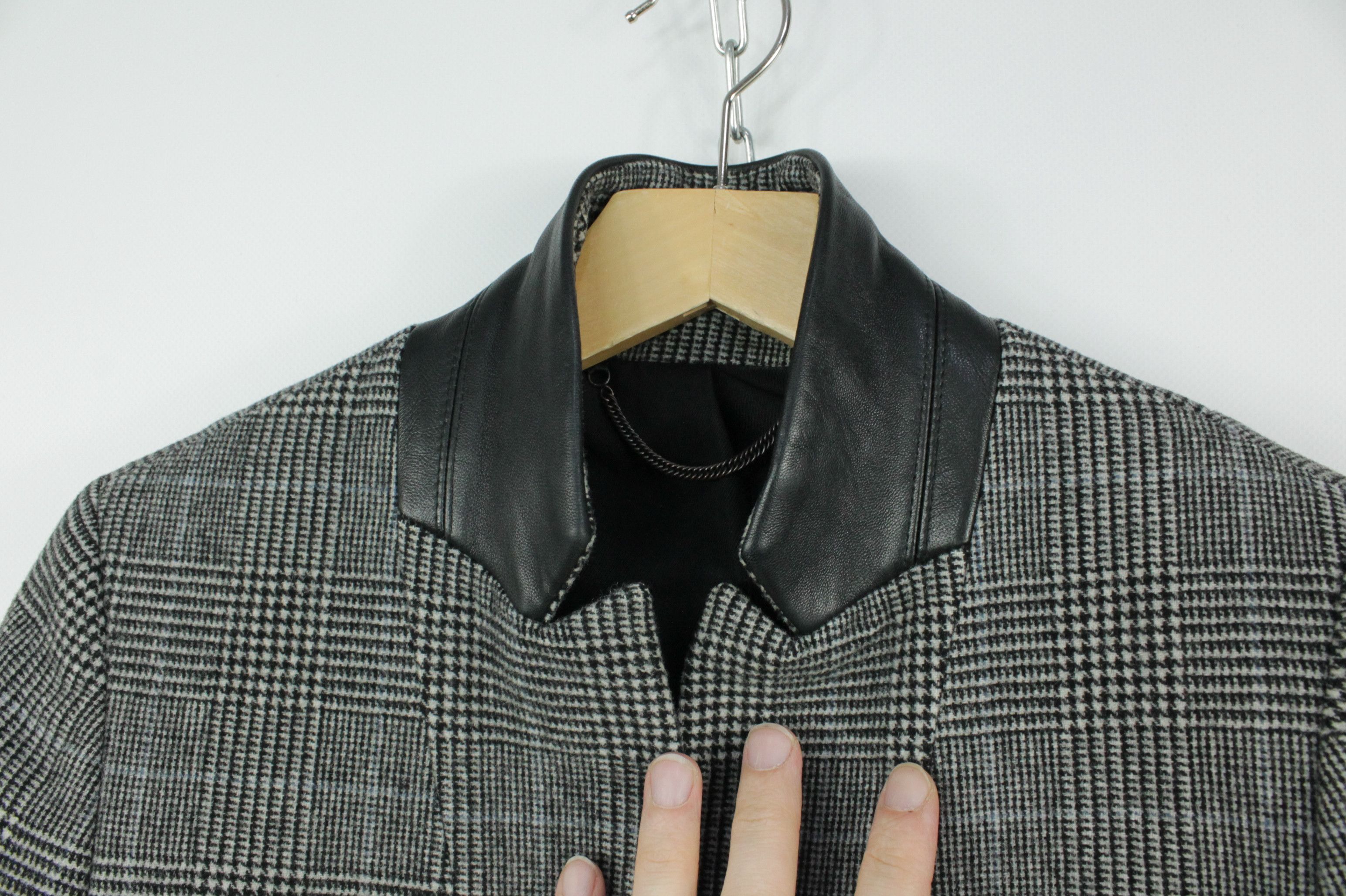 Allsaints Allsaints Leni Check Light Gray Wool Casual Women's Coat Size S / US 4 / IT 40 - 9 Thumbnail